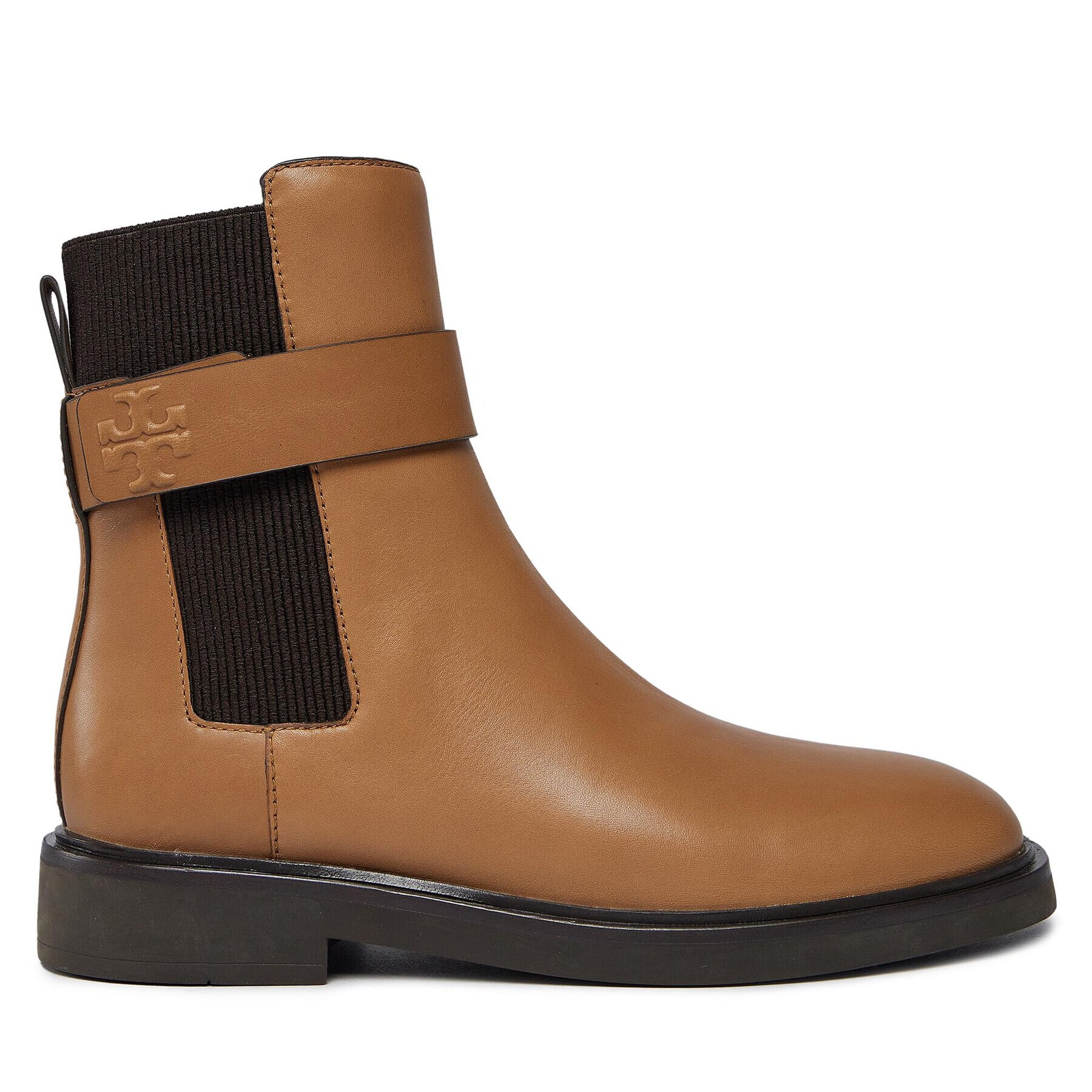 Tory Burch Боти тип челси Double T Chelsea Boot 152831 Бежов - Pepit.bg