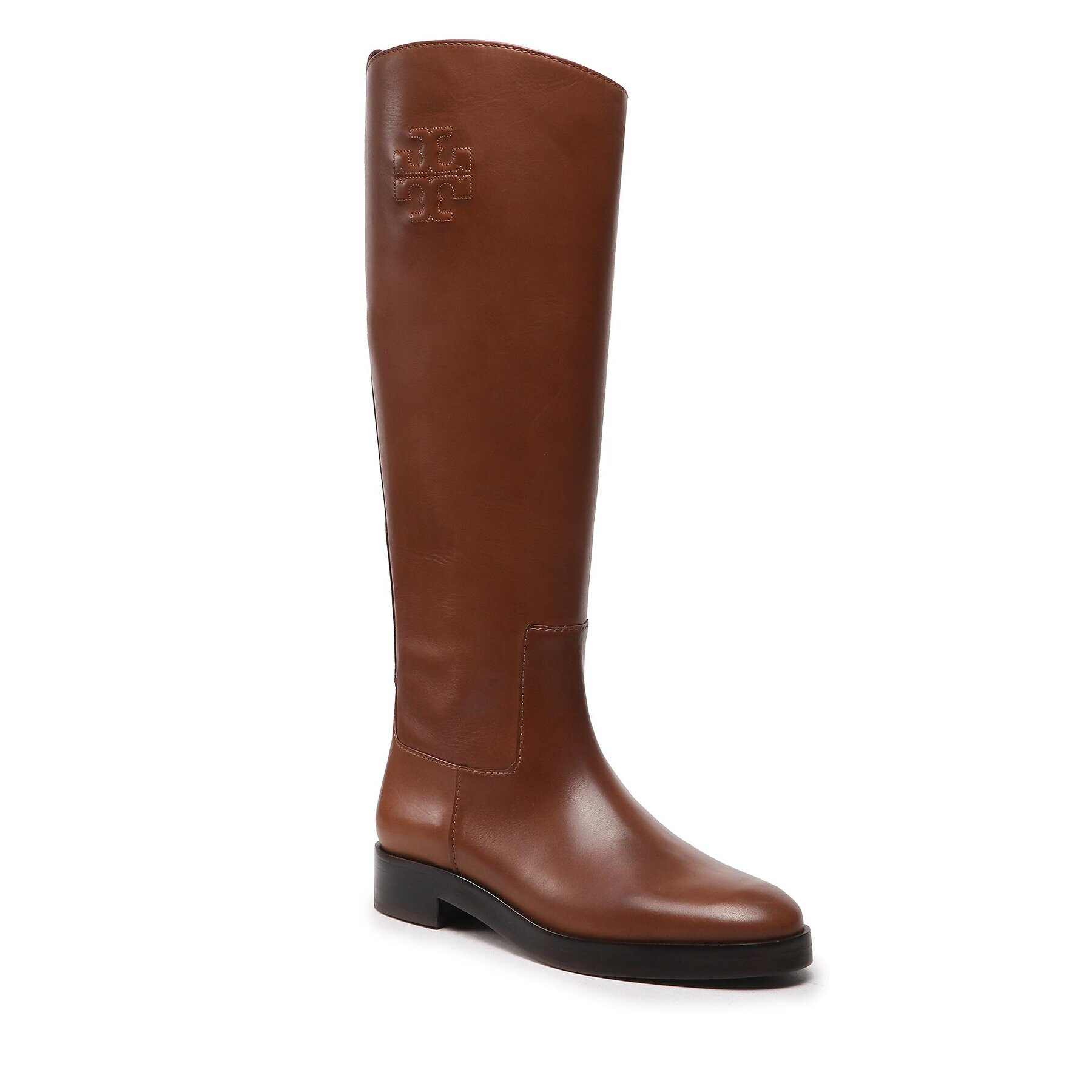 Tory Burch Ботуши The Riding Boot Кафяв - Pepit.bg