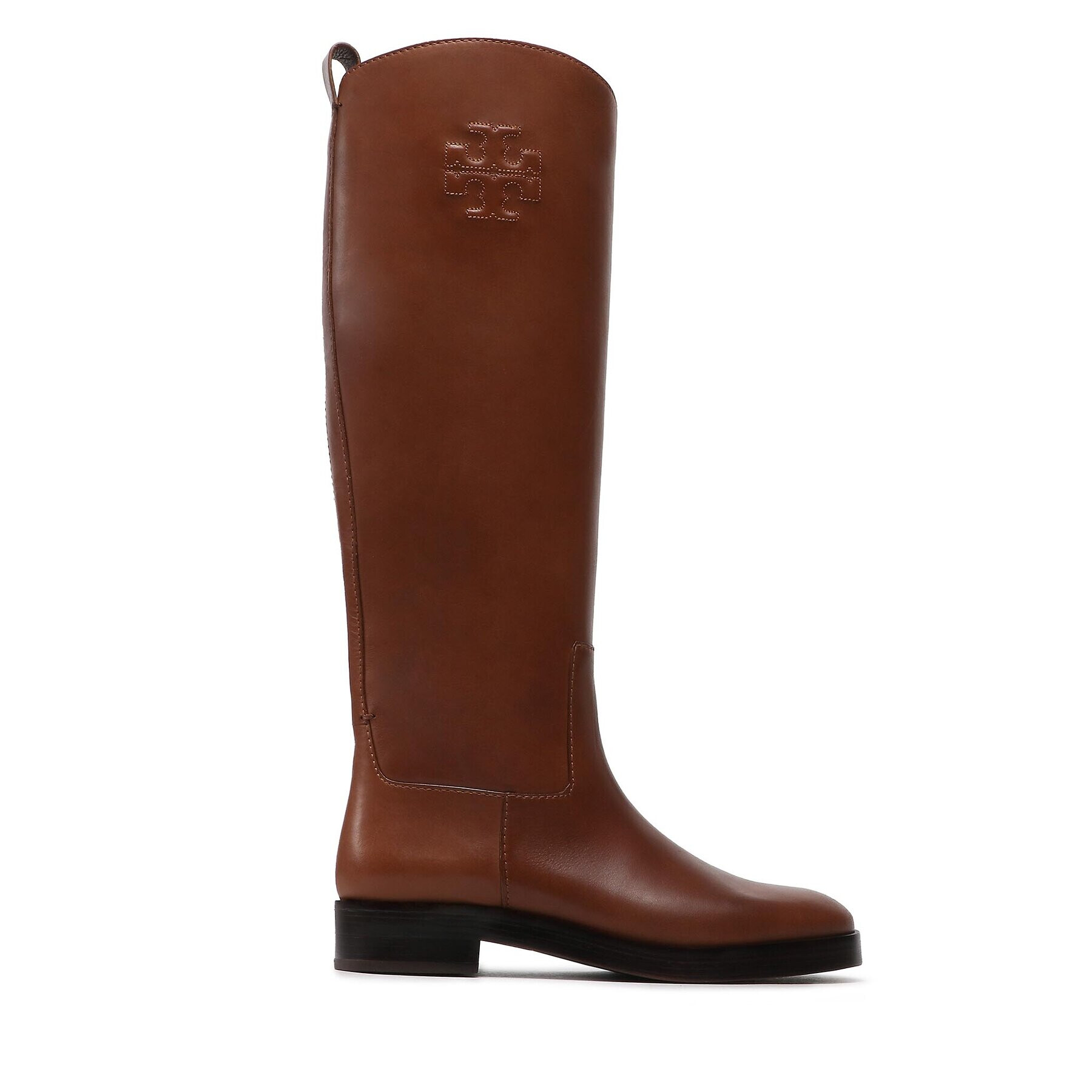Tory Burch Ботуши The Riding Boot Кафяв - Pepit.bg