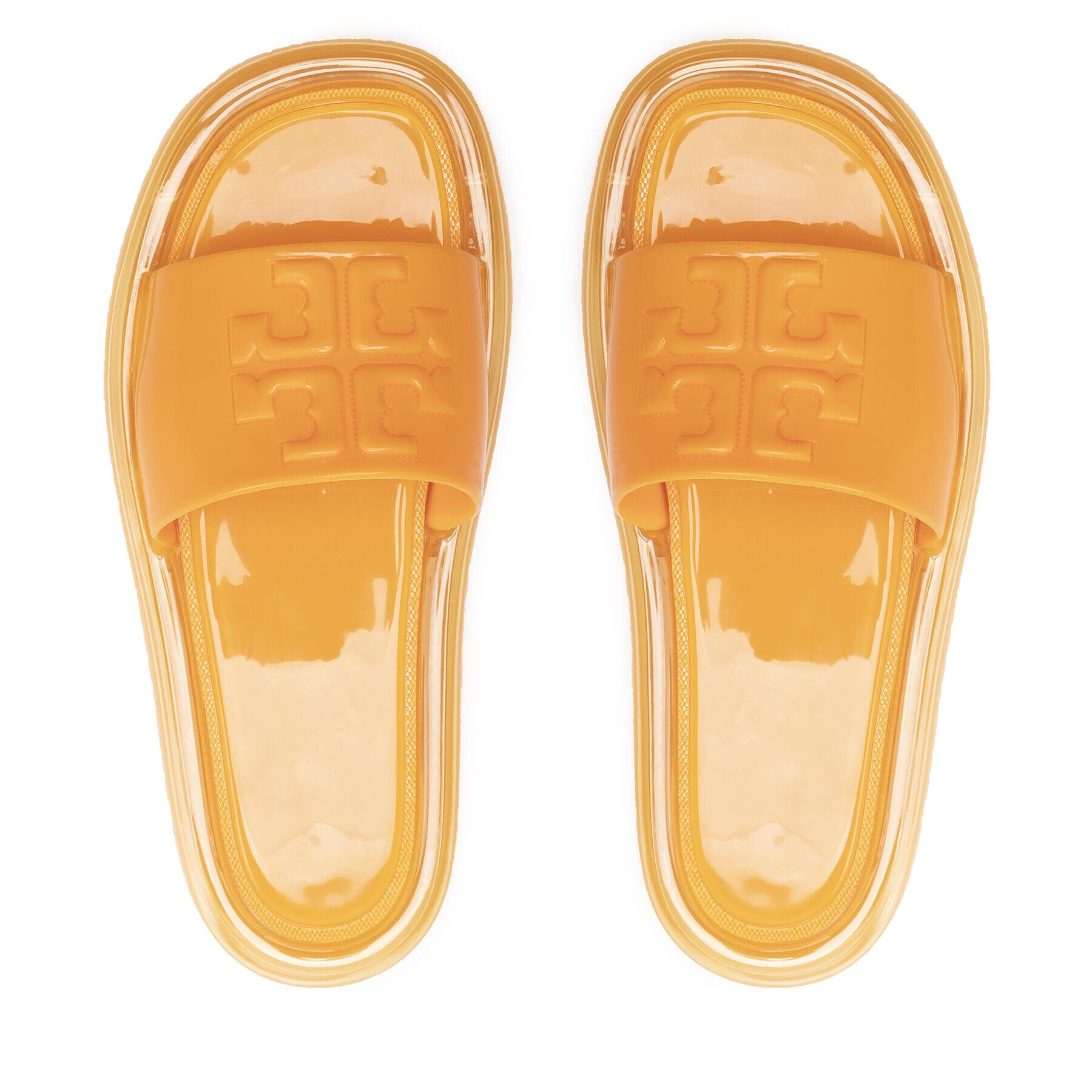 Tory Burch Чехли Bubble Jelly 85010 Оранжев - Pepit.bg