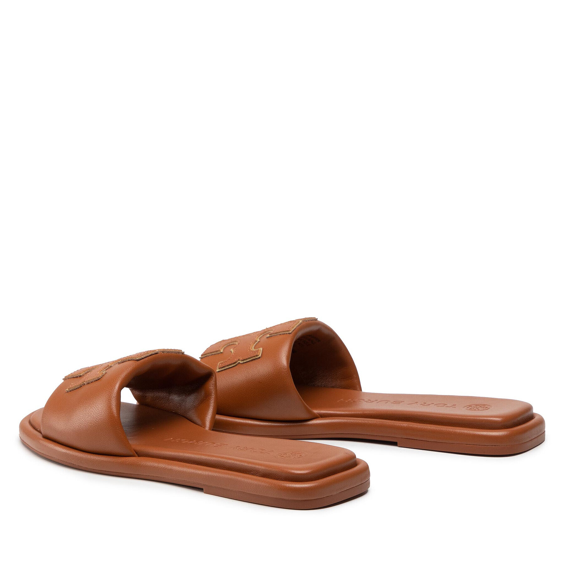 Tory Burch Чехли Doublet Sport Slide 79985 Кафяв - Pepit.bg