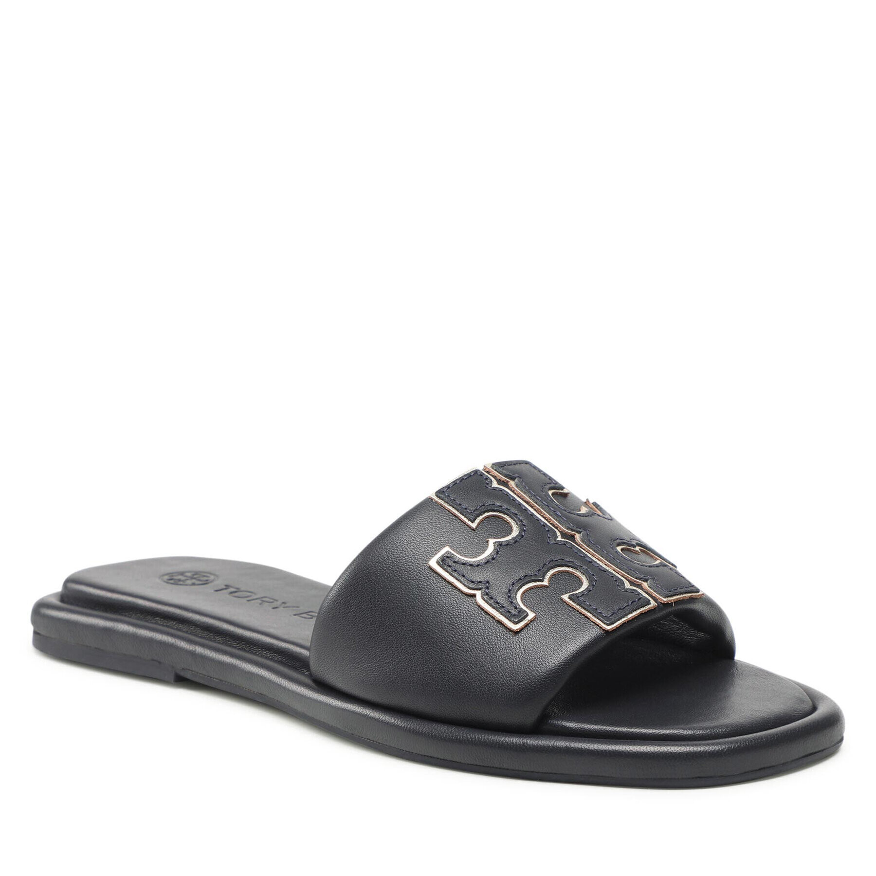 Tory Burch Чехли Doublet Sport Slide 79985 Тъмносин - Pepit.bg