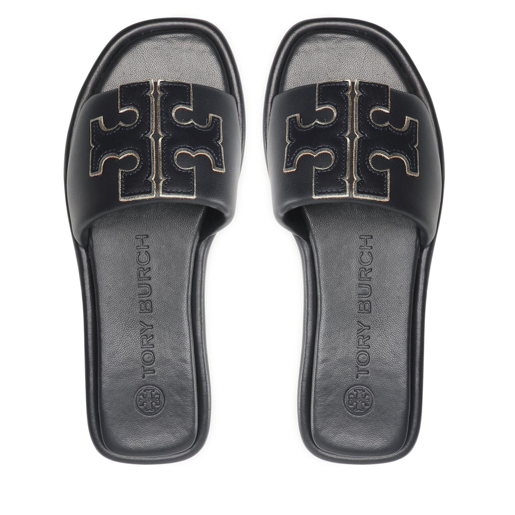 Tory Burch Чехли Doublet Sport Slide 79985 Тъмносин - Pepit.bg