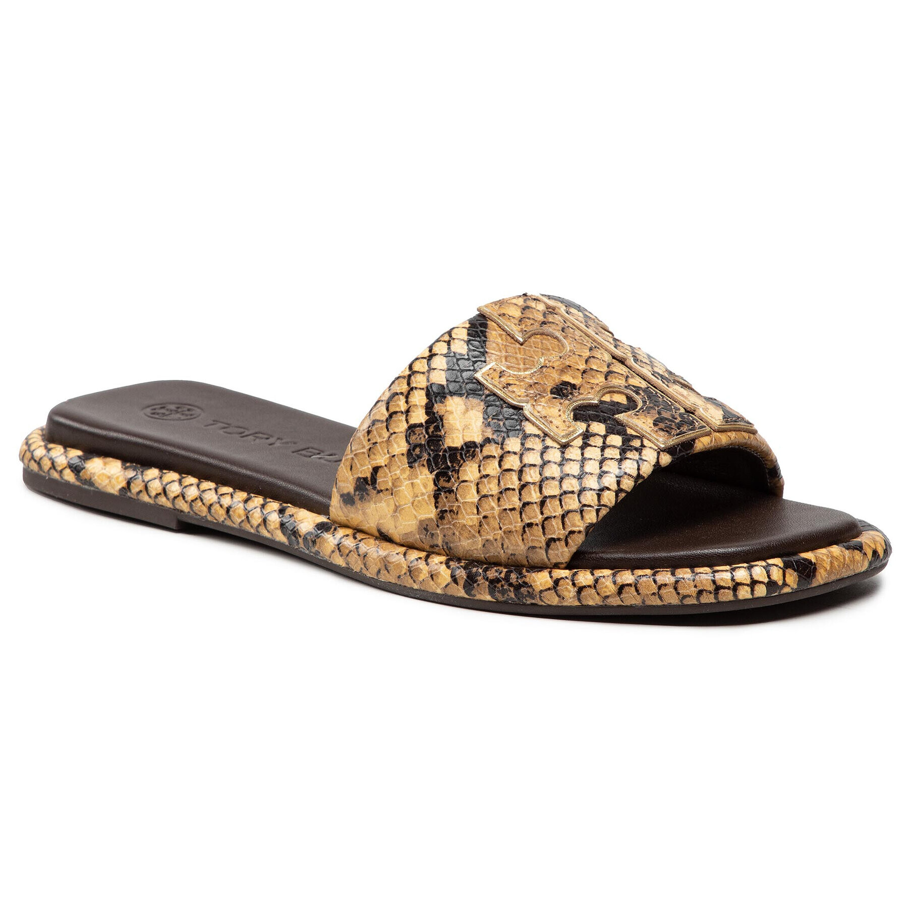 Tory Burch Чехли Doublet Sport Slide 84564 Кафяв - Pepit.bg