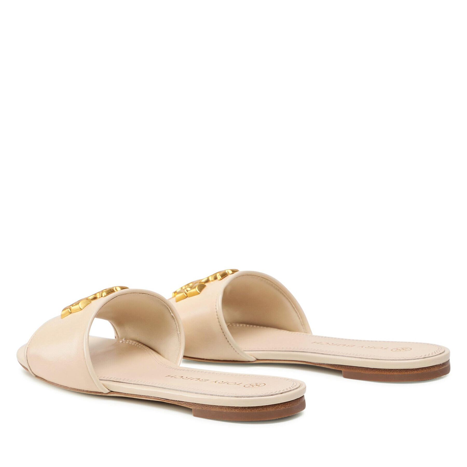 Tory Burch Чехли Eleanor Slide 88744 Бежов - Pepit.bg