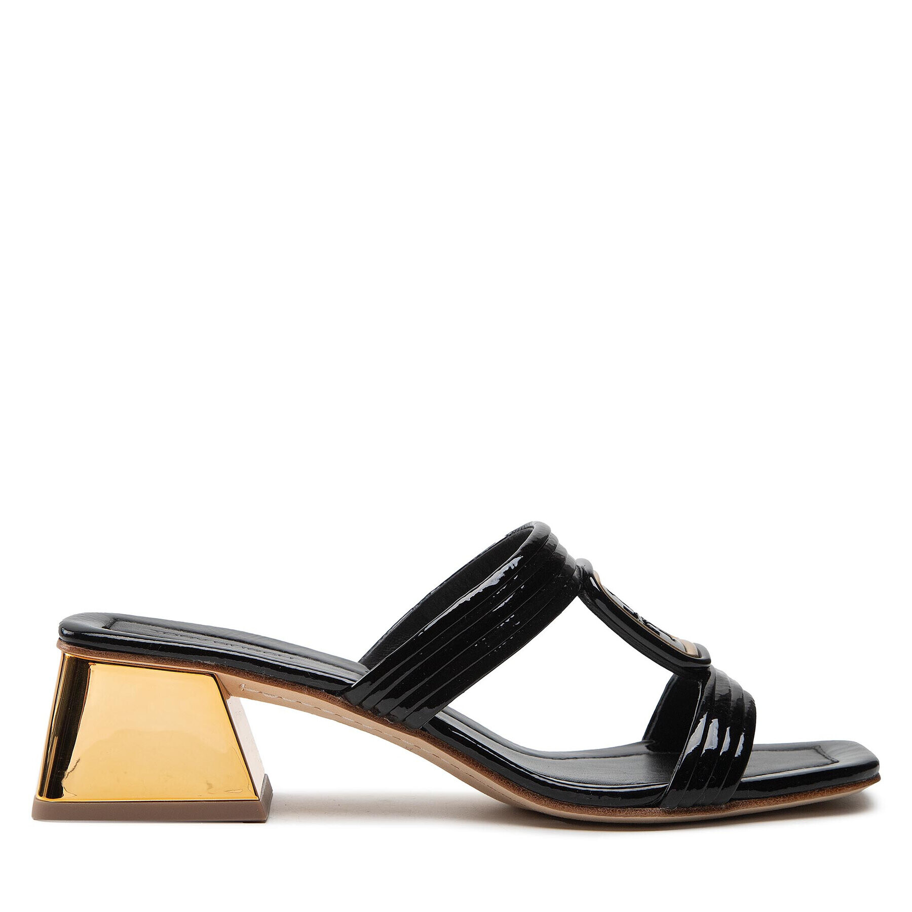 Tory Burch Чехли Georgia Bombe Mule Sandal 134897 Черен - Pepit.bg
