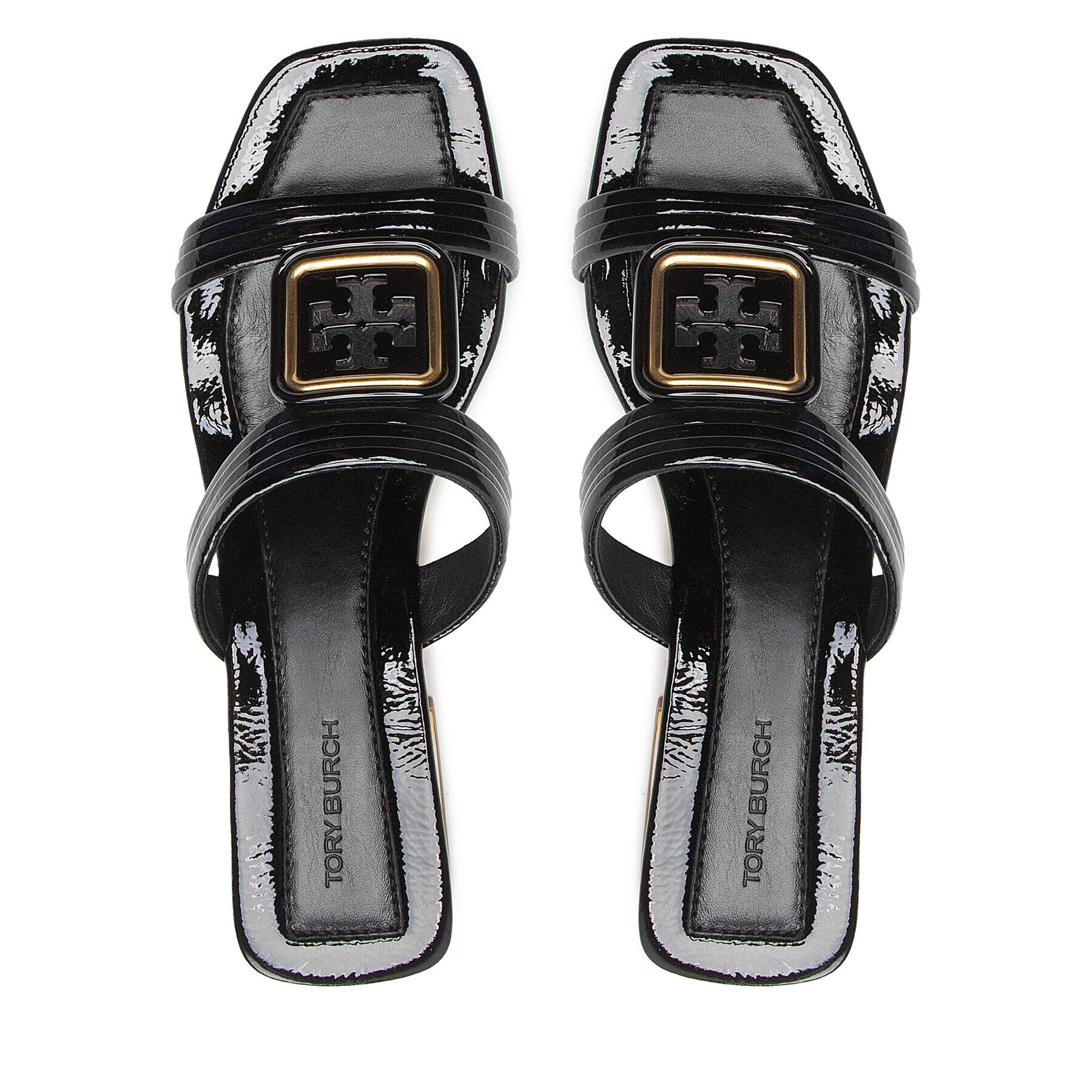 Tory Burch Чехли Georgia Bombe Mule Sandal 134897 Черен - Pepit.bg