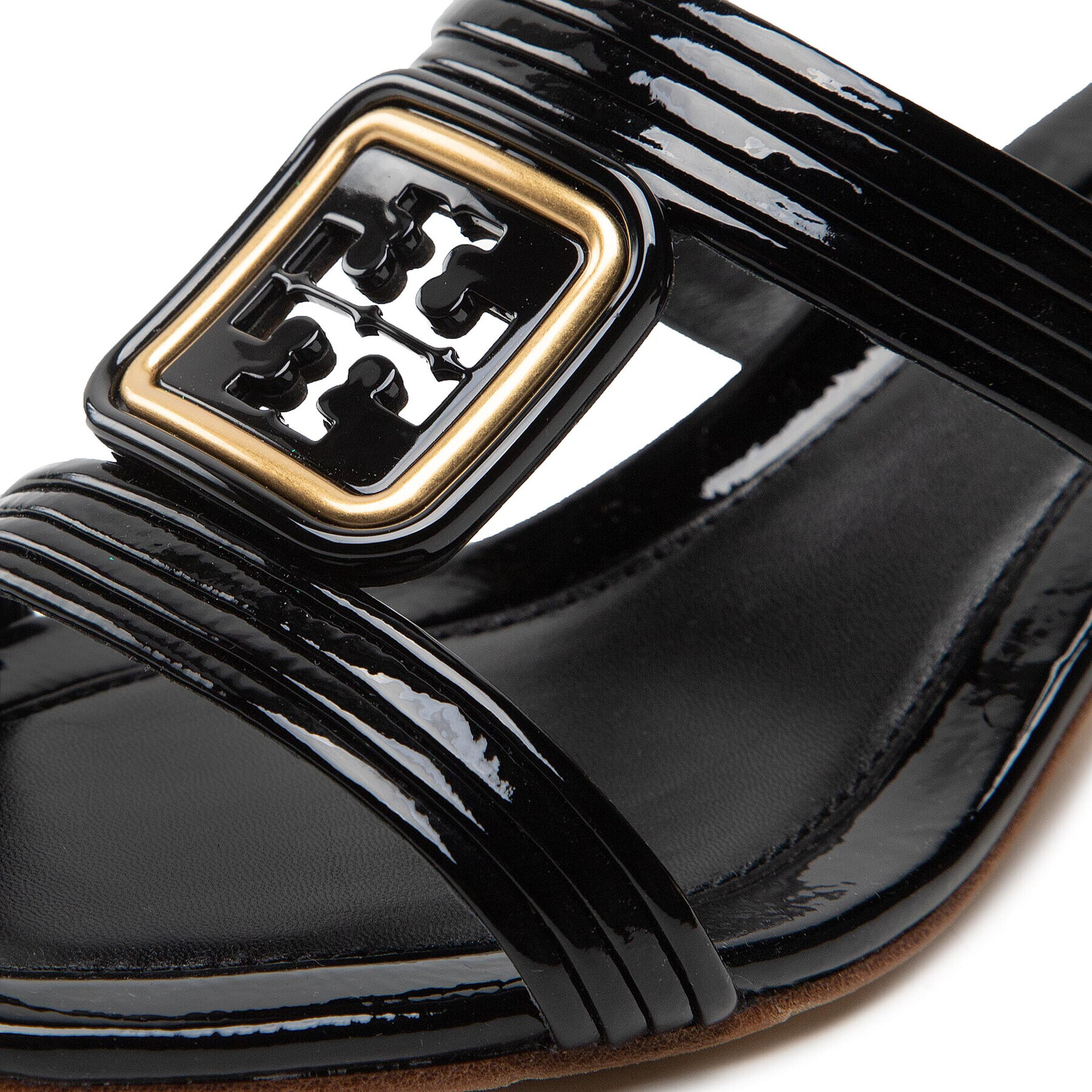 Tory Burch Чехли Georgia Bombe Mule Sandal 134897 Черен - Pepit.bg