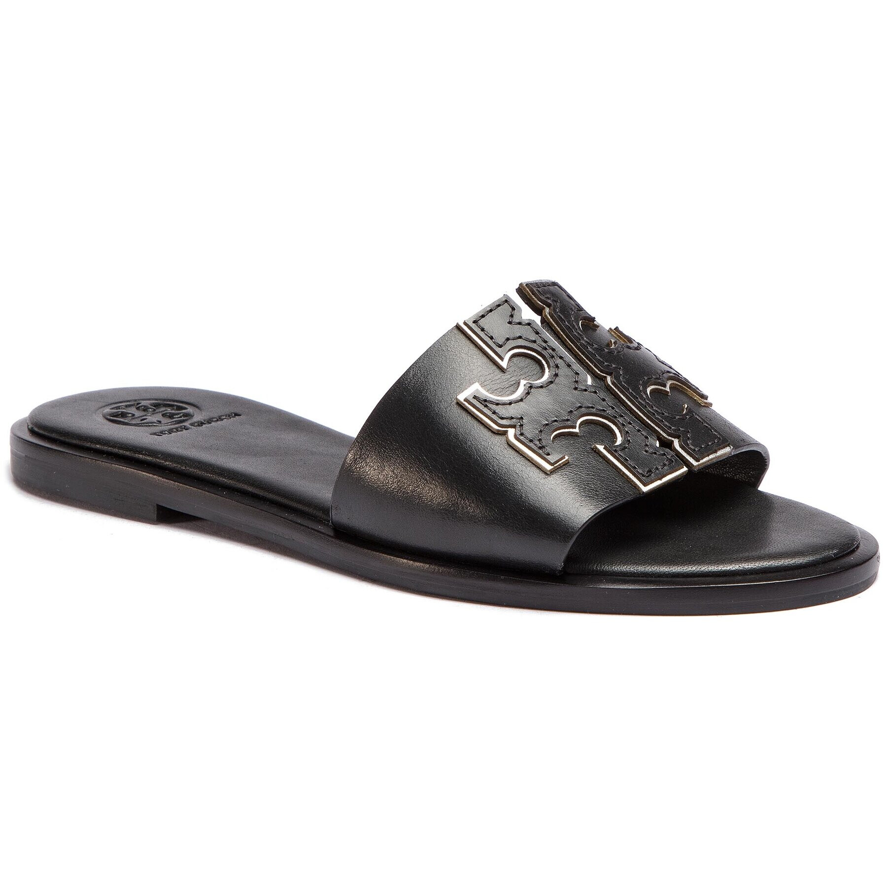 Tory Burch Чехли Ines Slide 50109 Черен - Pepit.bg