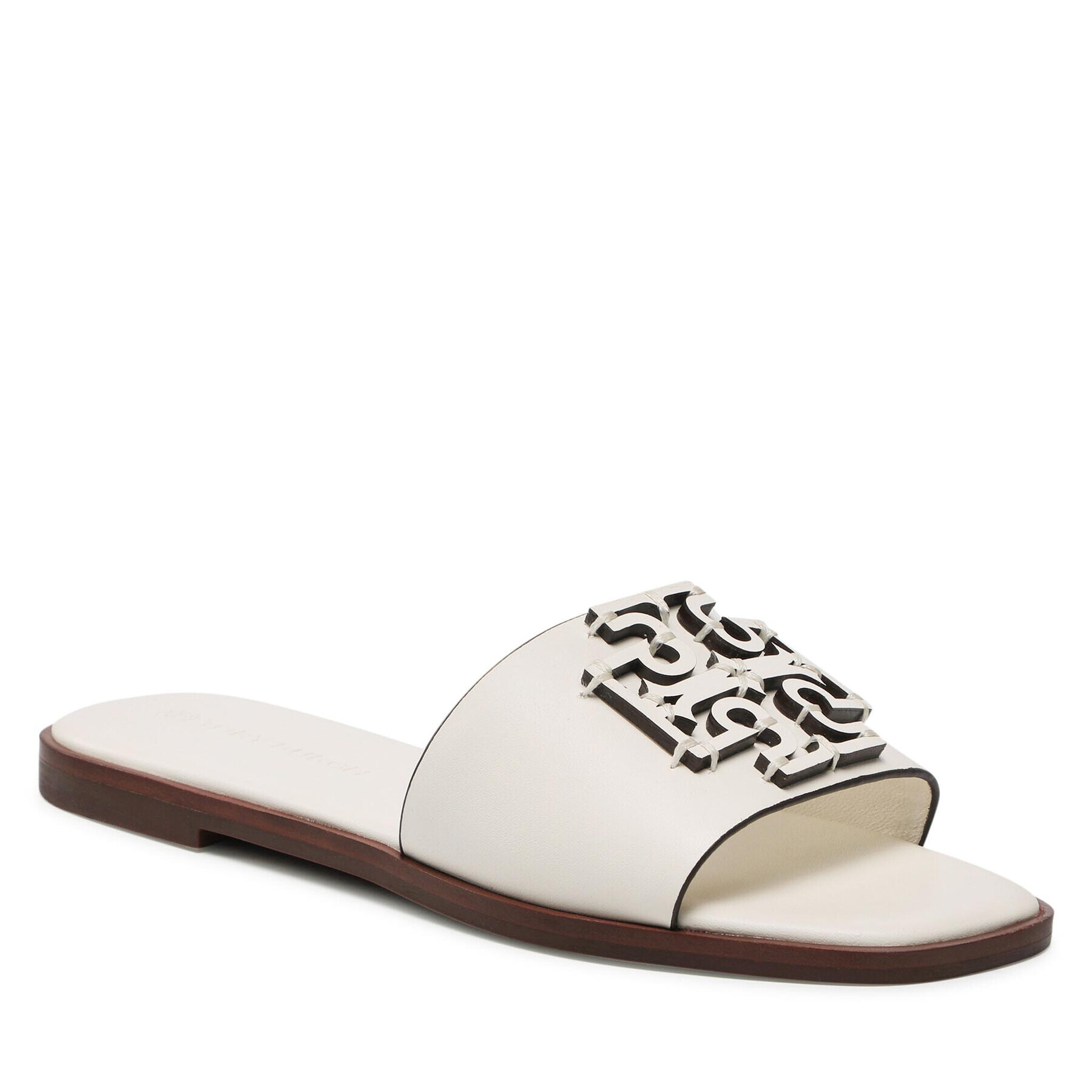 Tory Burch Чехли Ines Slide 88784 Бял - Pepit.bg