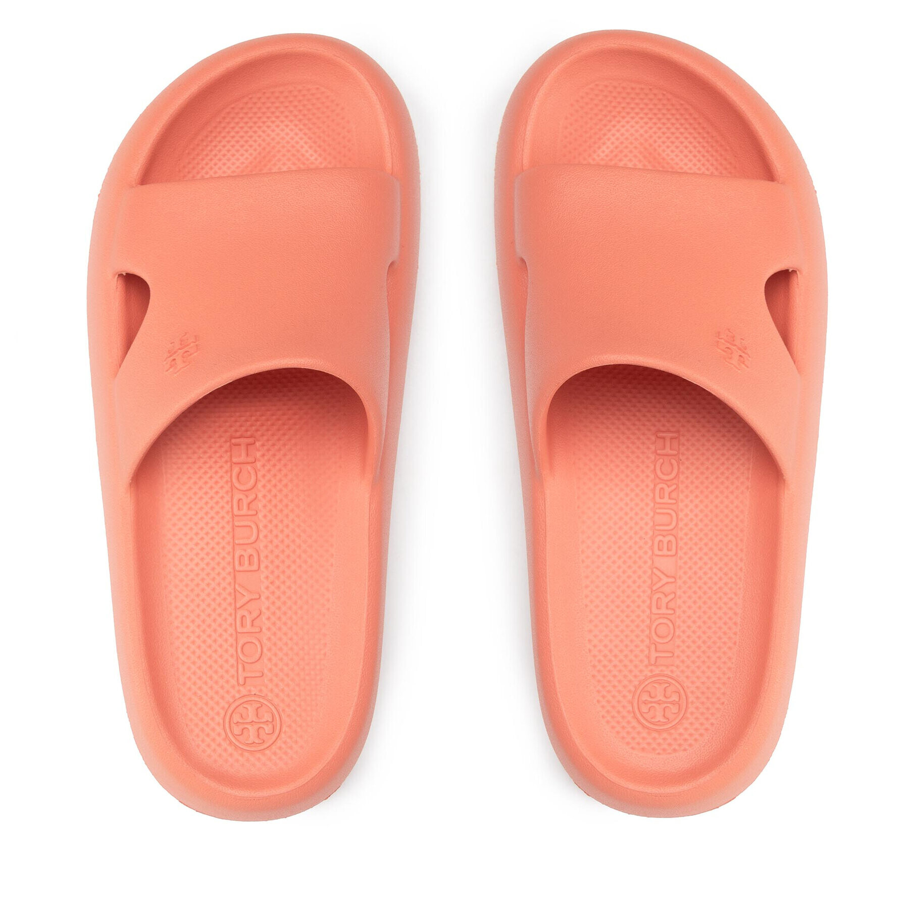 Tory Burch Чехли Shower Slide 88900 Оранжев - Pepit.bg