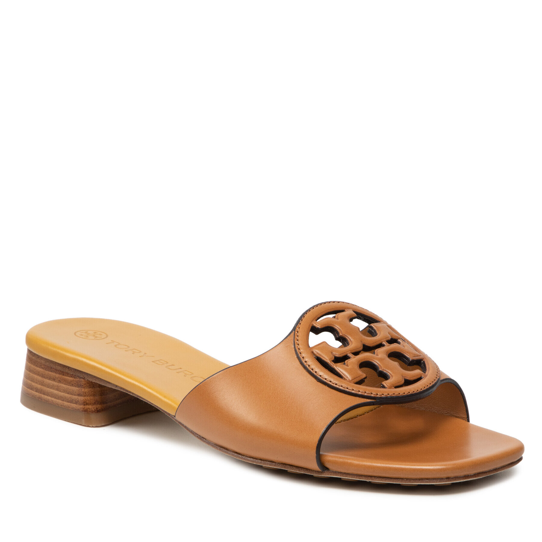 Tory Burch Чехли Bombe Miller Slide 89367 Кафяв - Pepit.bg