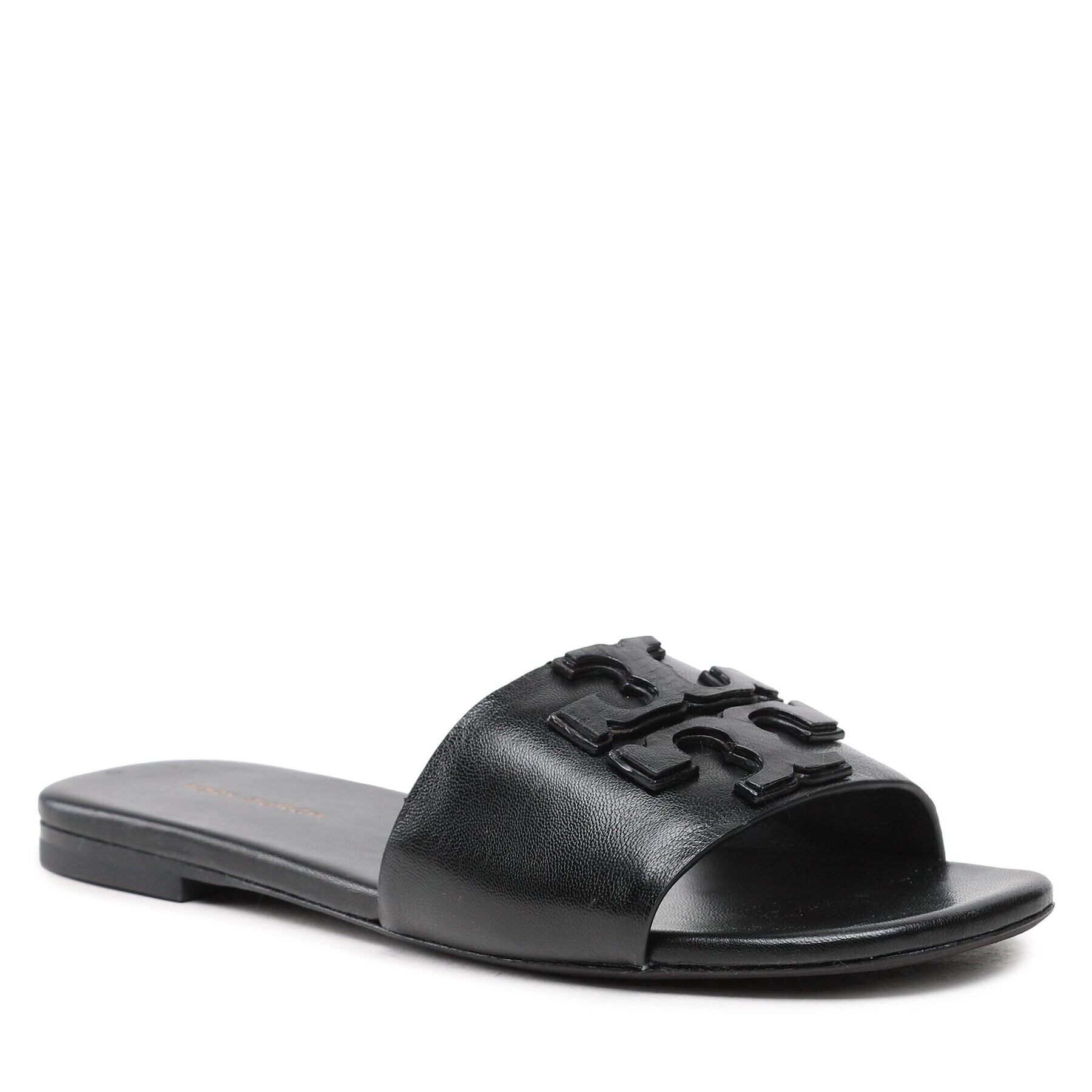 Tory Burch Чехли Double Stack Logo Slide 149466 Черен - Pepit.bg