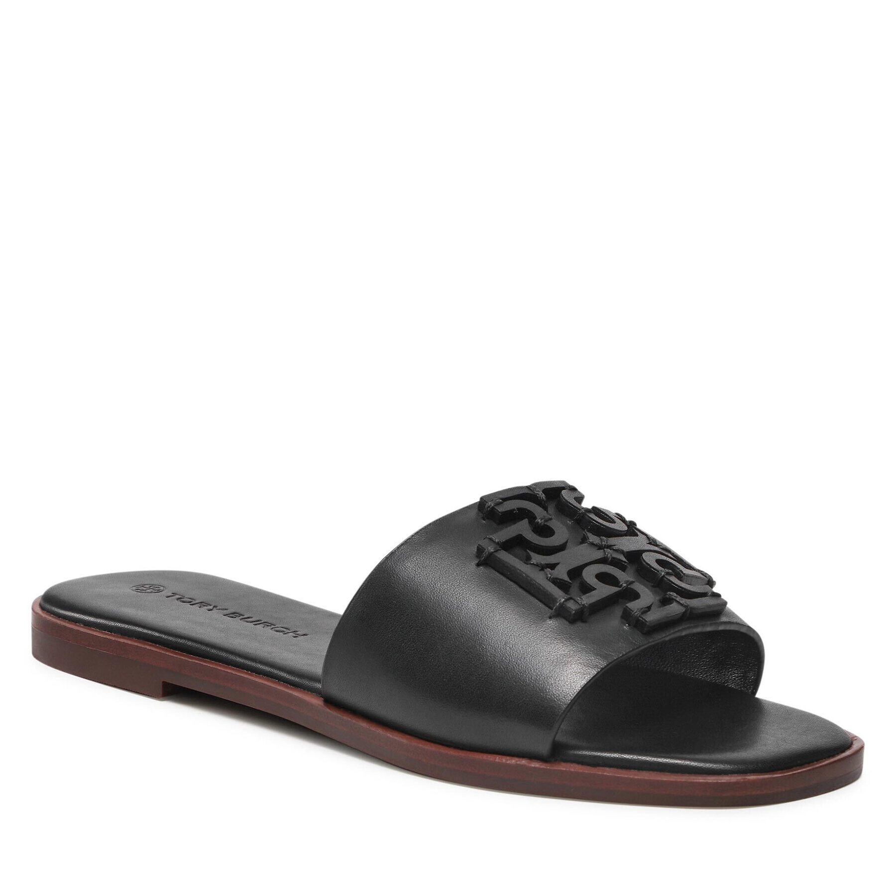 Tory Burch Чехли Ines Slide 88784 Черен - Pepit.bg