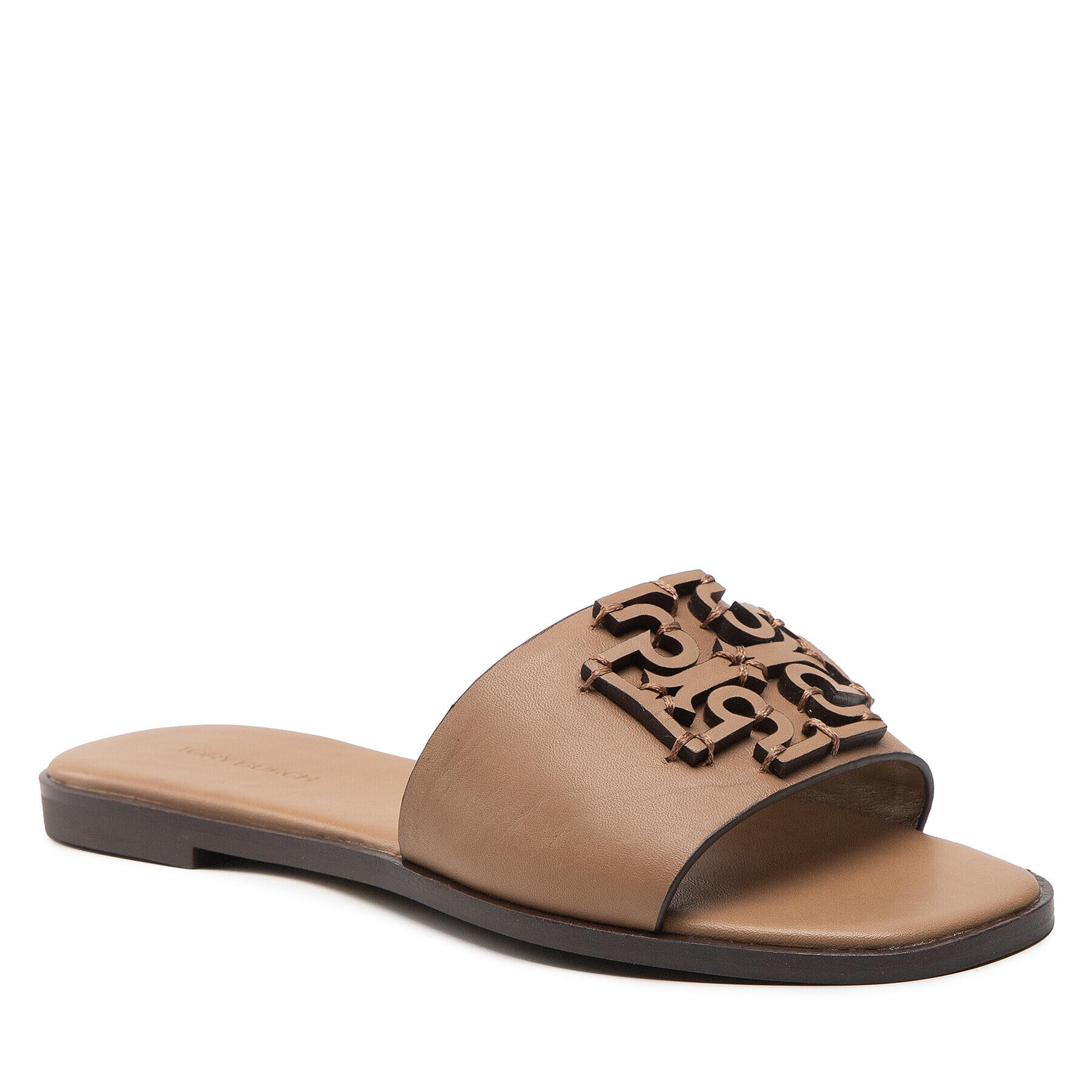 Tory Burch Чехли Ines Slide 88784 Кафяв - Pepit.bg