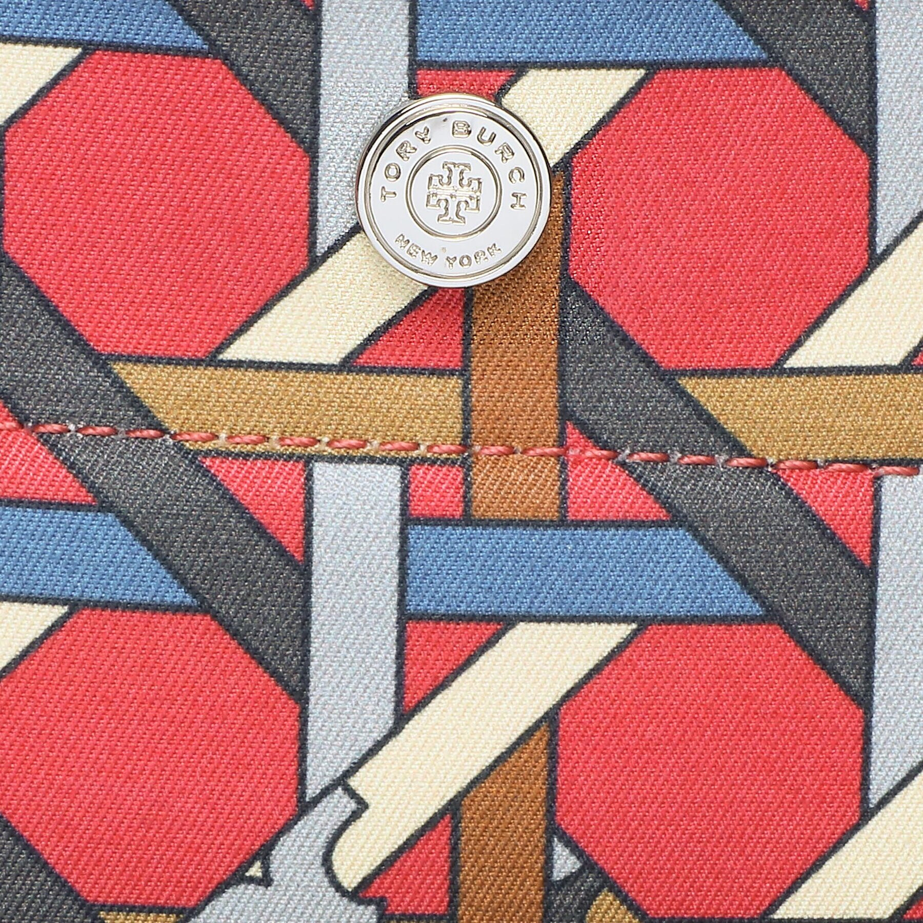 Tory Burch Дамска чанта Canvas Basketweave 139025 Кафяв - Pepit.bg