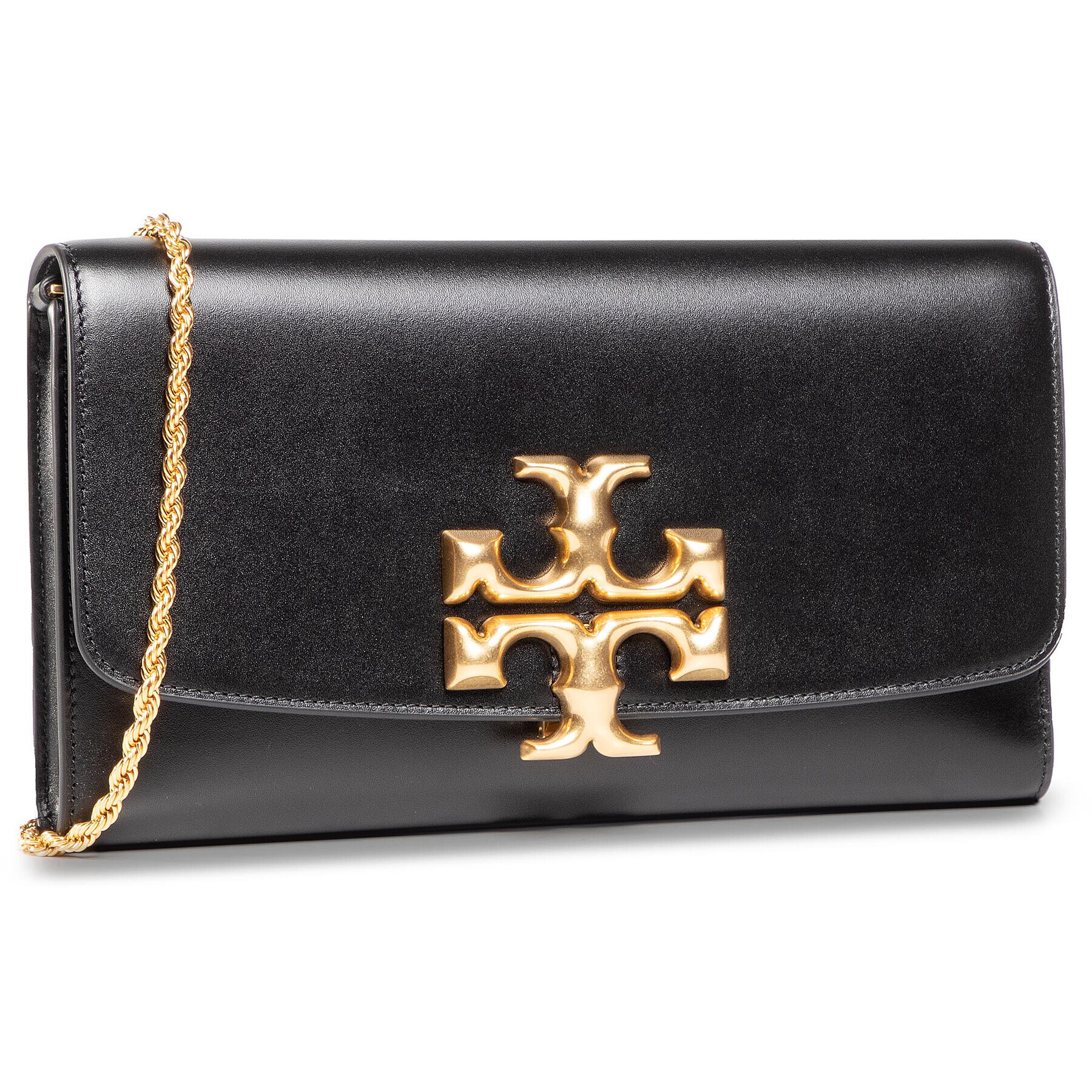 Tory Burch Дамска чанта Eleanor Clutch 73578 Черен - Pepit.bg