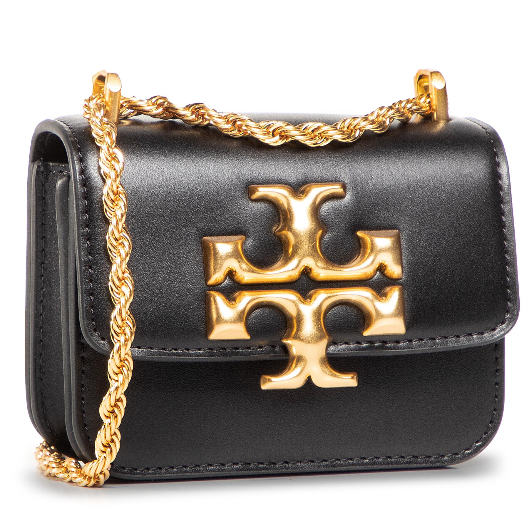 Tory Burch Дамска чанта Eleanor Mini Crossbody 73580 Черен - Pepit.bg