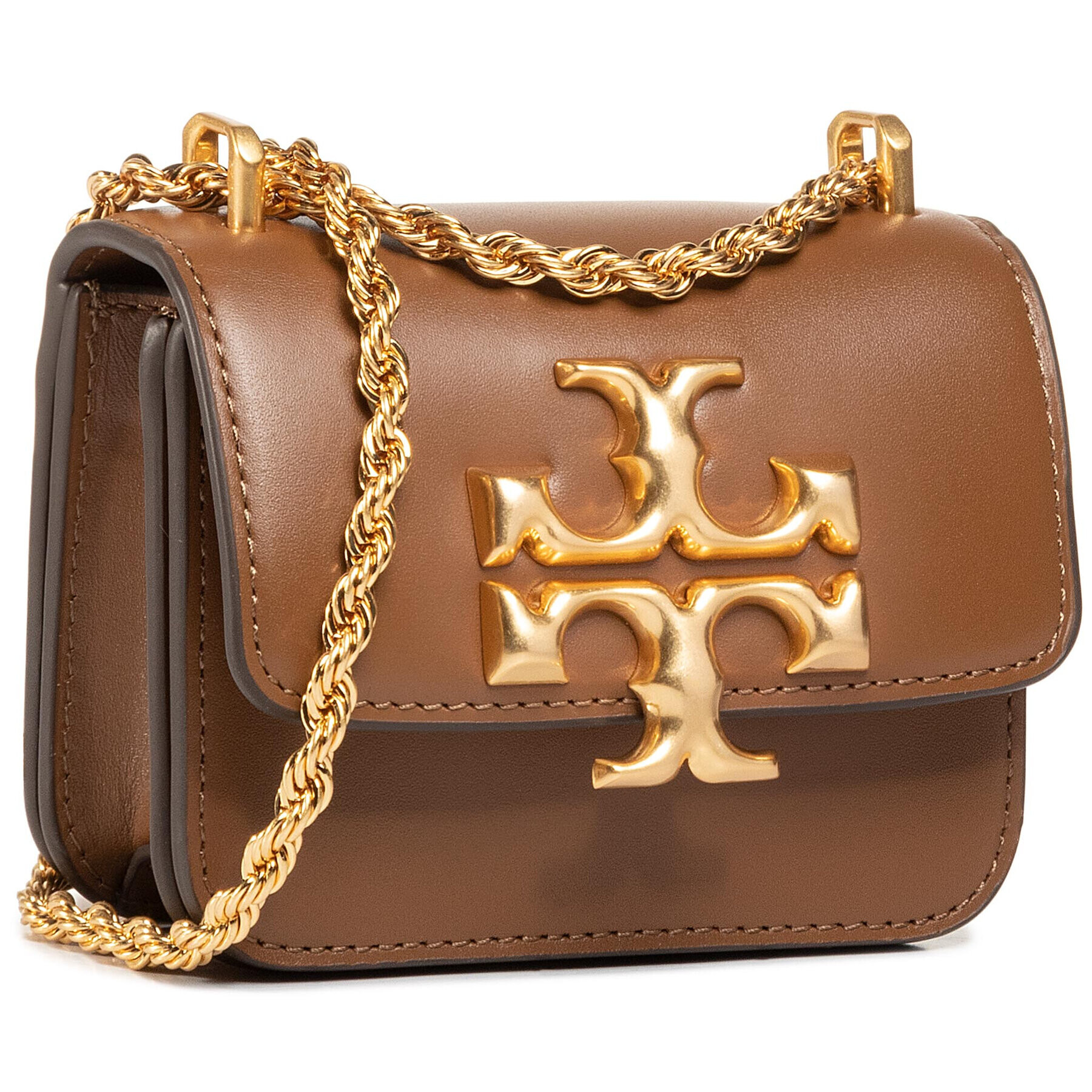 Tory Burch Дамска чанта Eleanor Mini Crossbody 73580 Кафяв - Pepit.bg