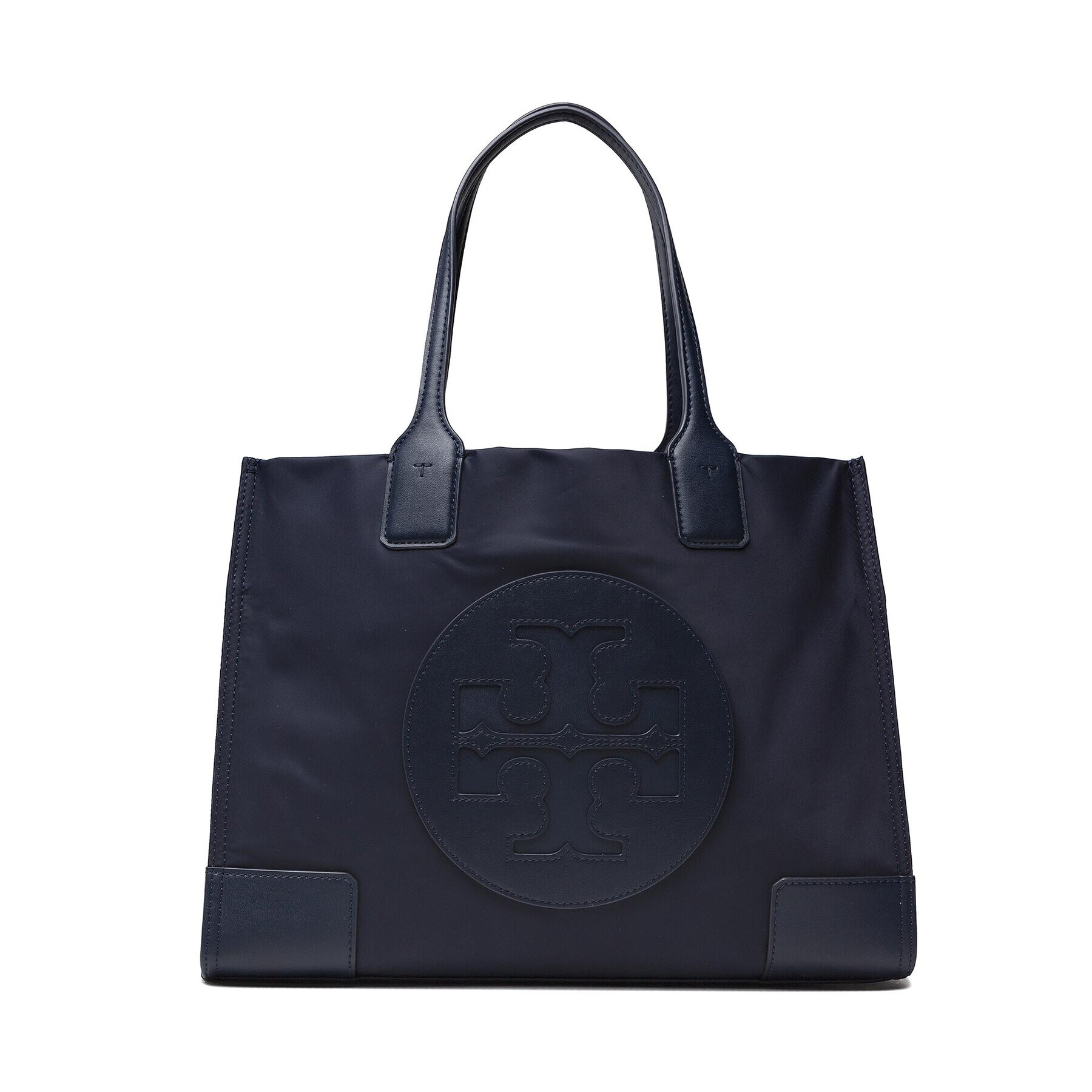 Tory Burch Дамска чанта Ella Mini Tote 80477 Тъмносин - Pepit.bg