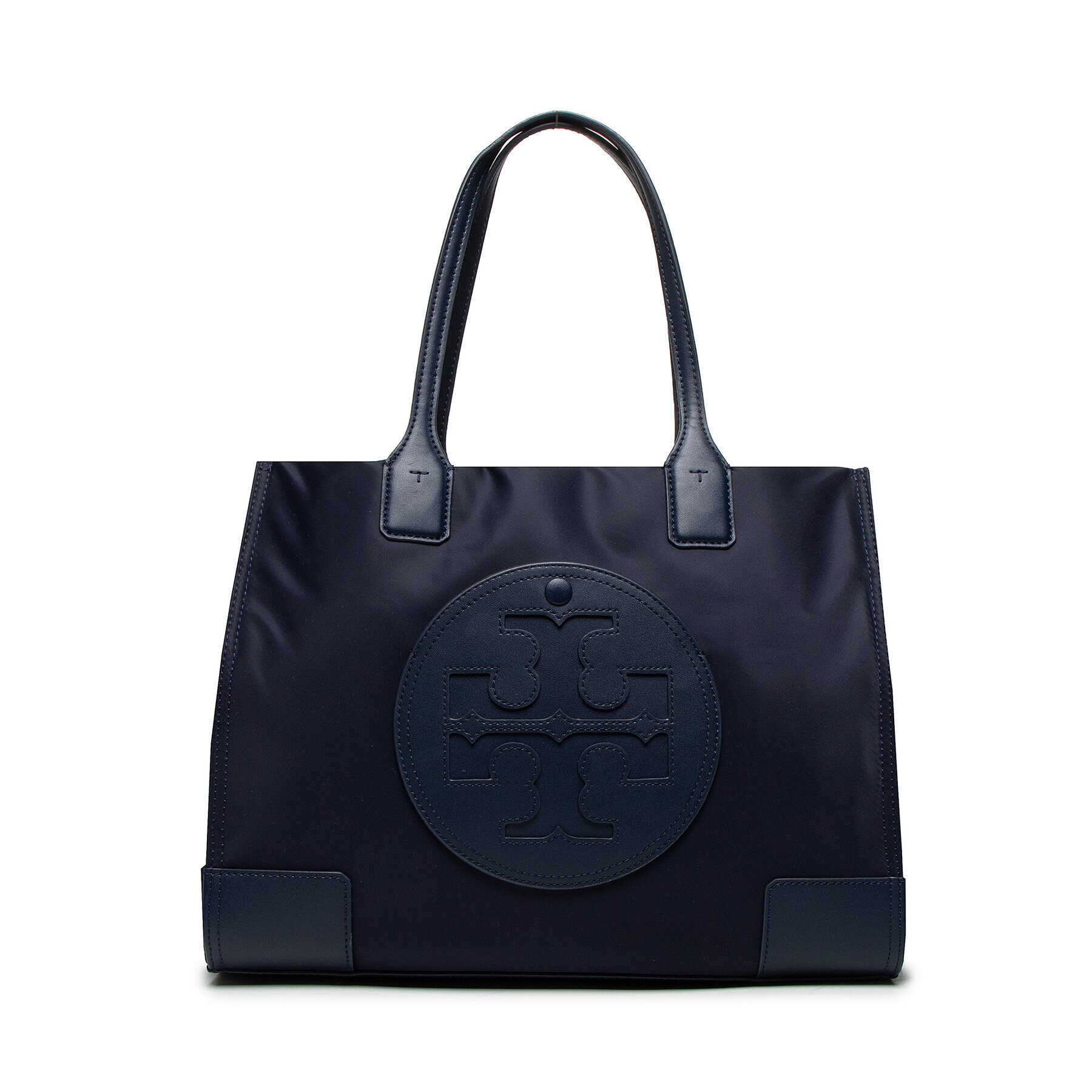 Tory Burch Дамска чанта Ella Small Tote 88578 Тъмносин - Pepit.bg