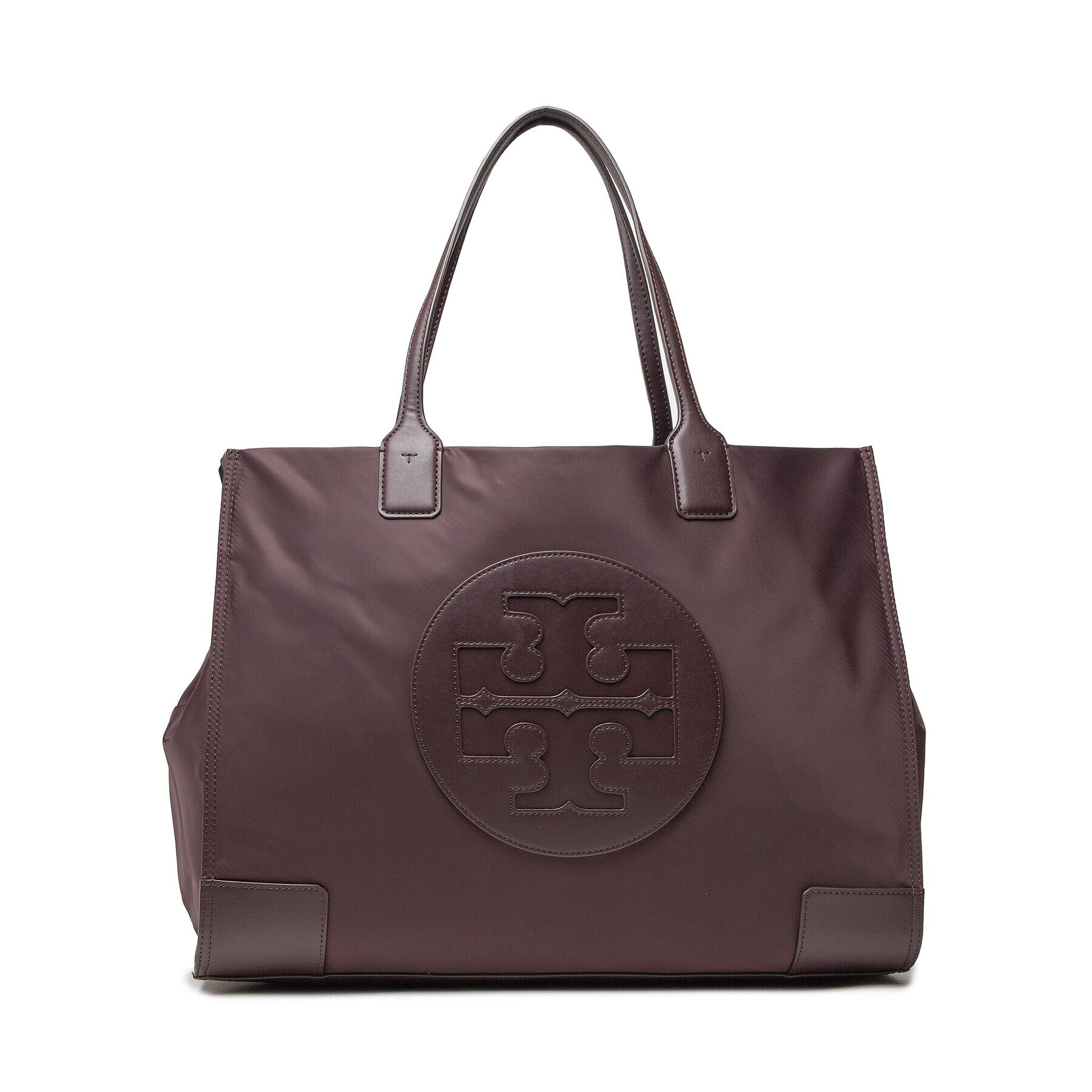 Tory Burch Дамска чанта Ella Tote 80479 Виолетов - Pepit.bg