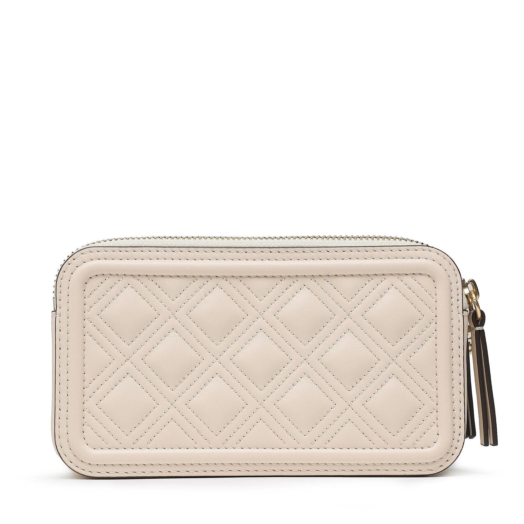 Tory Burch Дамска чанта Fleming Double-Zip Mini Bag 79403 Бежов - Pepit.bg