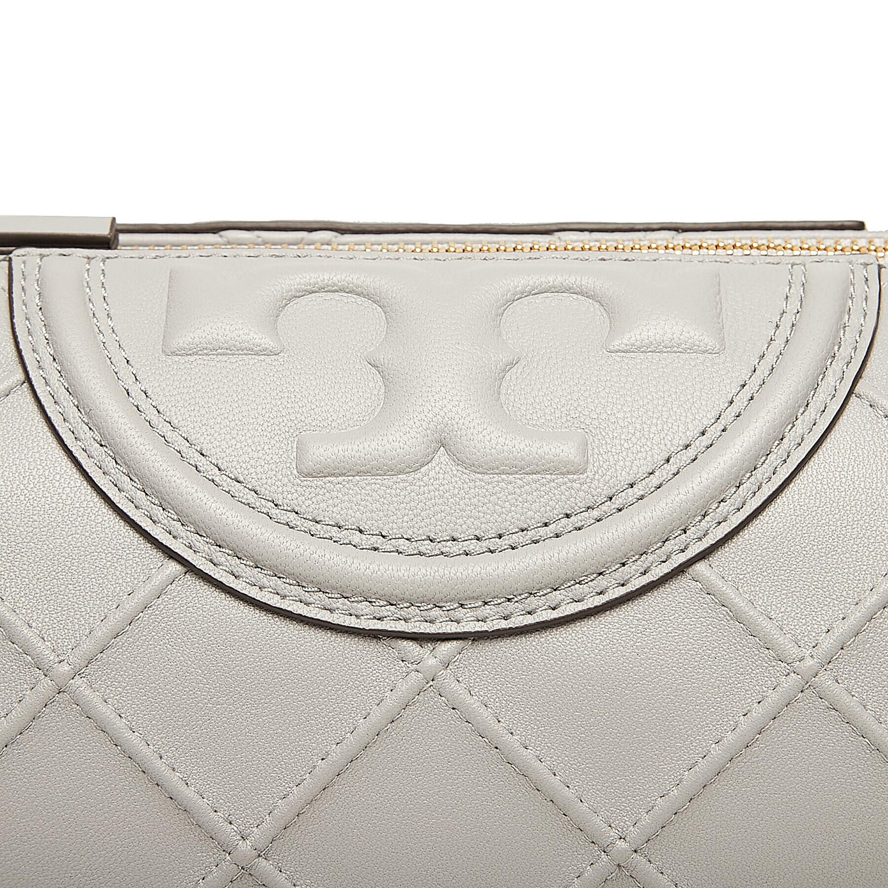 Tory Burch Дамска чанта Fleming Soft Barrel 150358 Сив - Pepit.bg