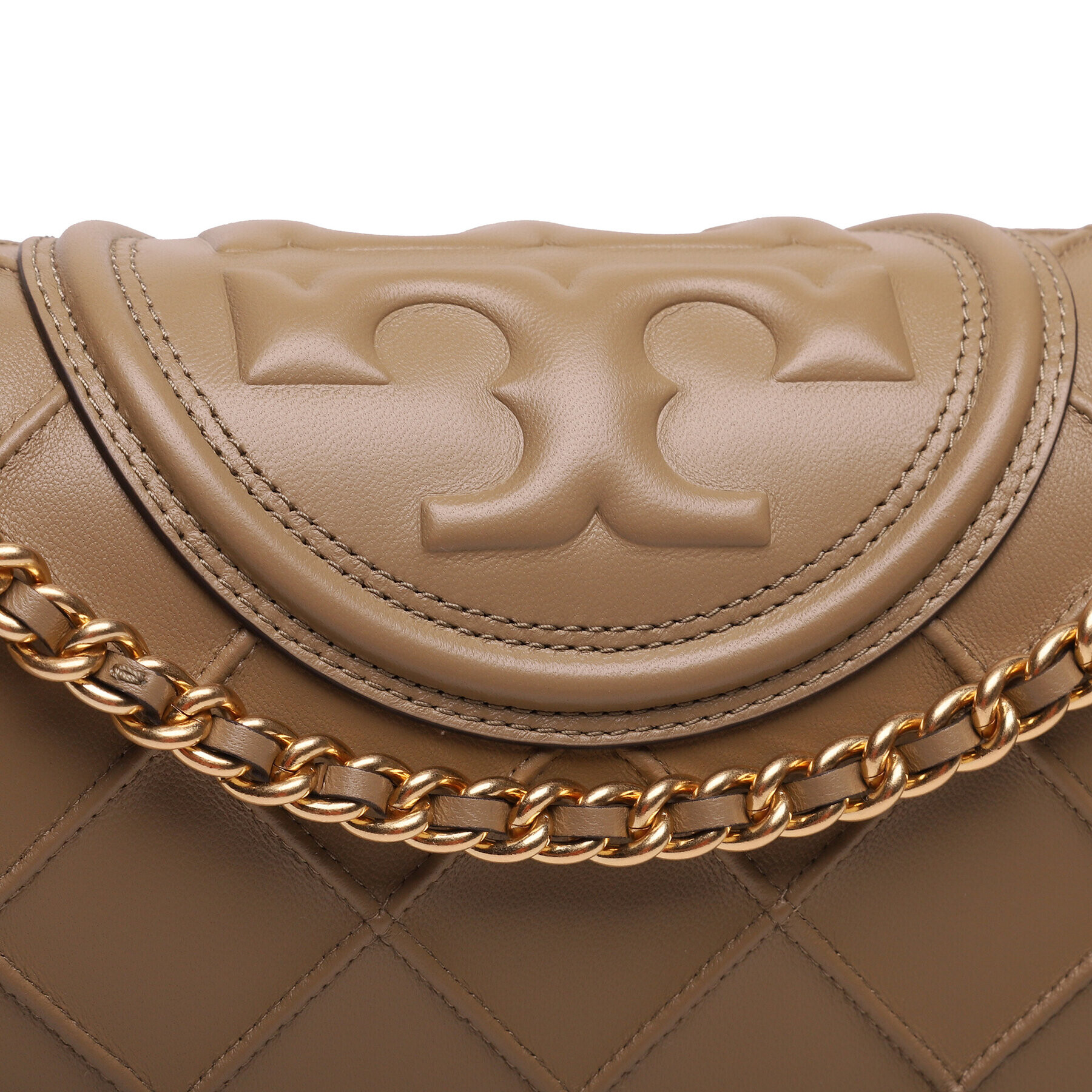 Tory Burch Дамска чанта Fleming Soft Convertible Shoulder Bag 137301 Бежов - Pepit.bg