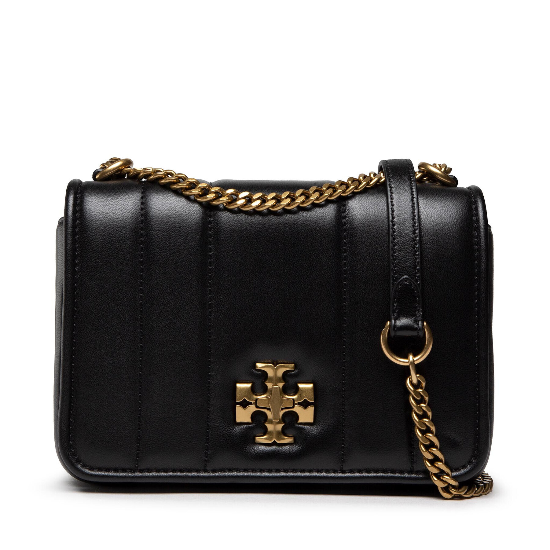 Tory Burch Дамска чанта Kira Chain Shoulder Bag 87244 Черен - Pepit.bg