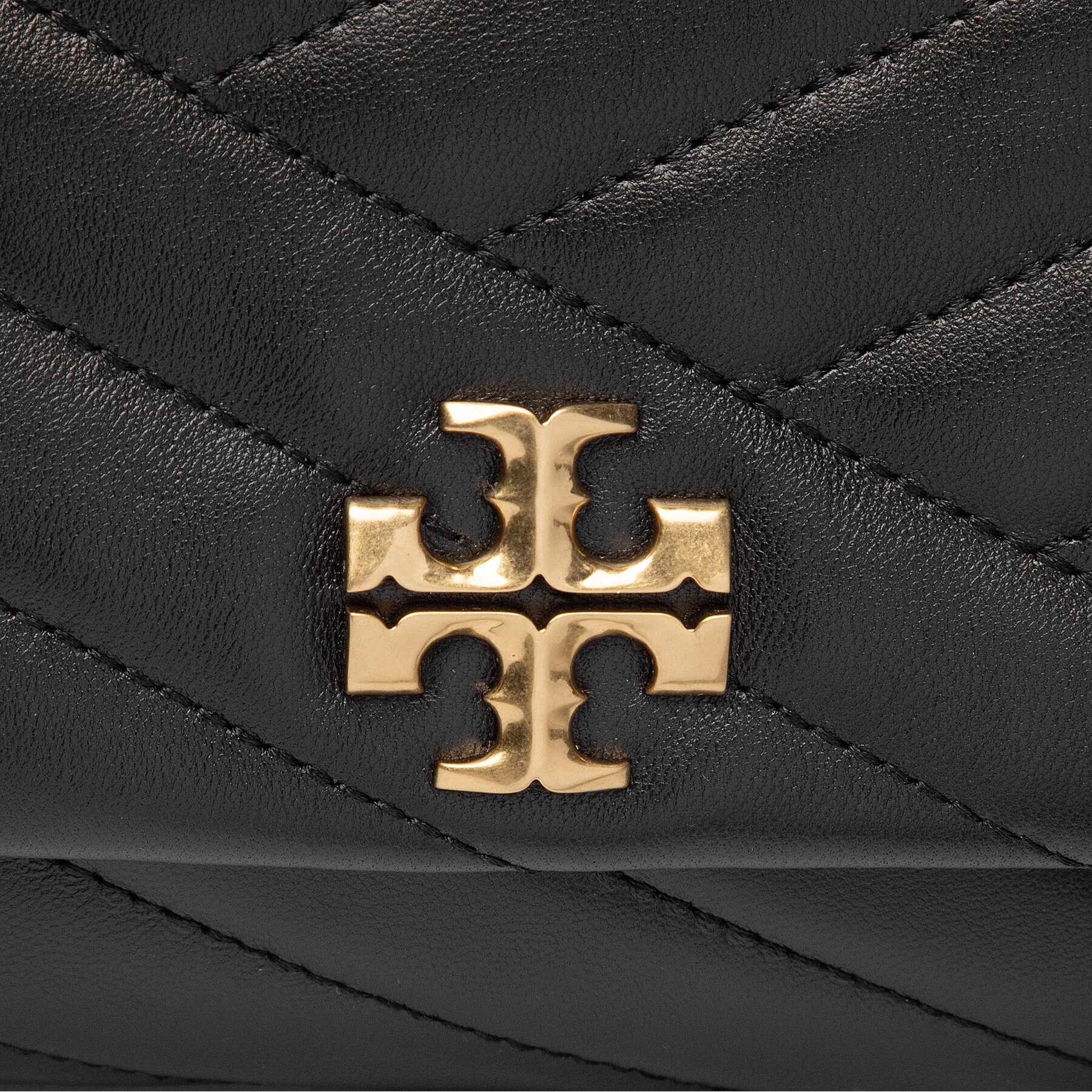 Tory Burch Дамска чанта Kira Chevron Mini Bag 90460 Черен - Pepit.bg