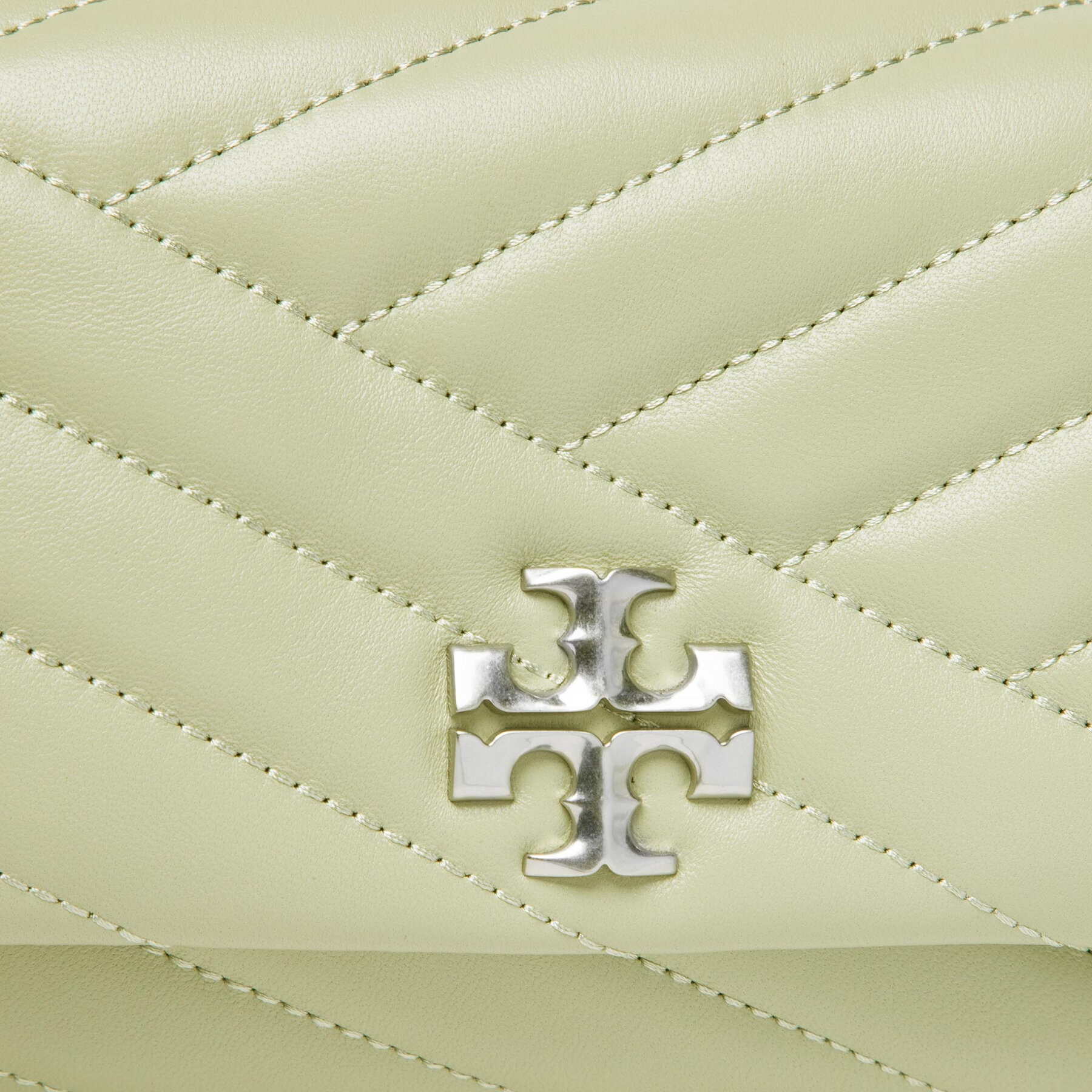 Tory Burch Дамска чанта Kira Chevron Mini Bag 90460 Зелен - Pepit.bg