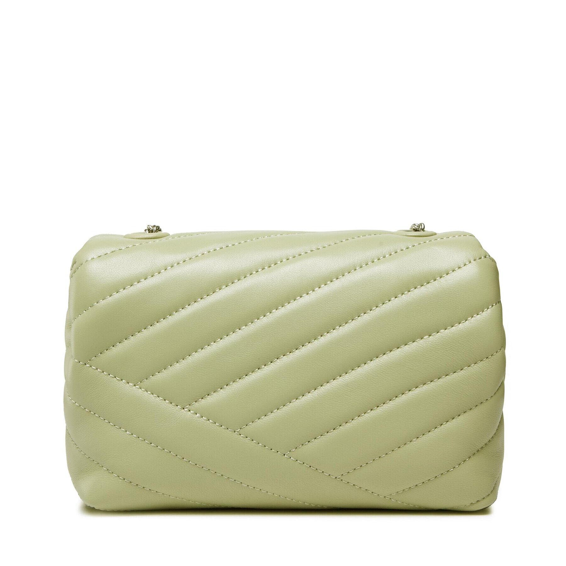 Tory Burch Дамска чанта Kira Chevron Mini Bag 90460 Зелен - Pepit.bg