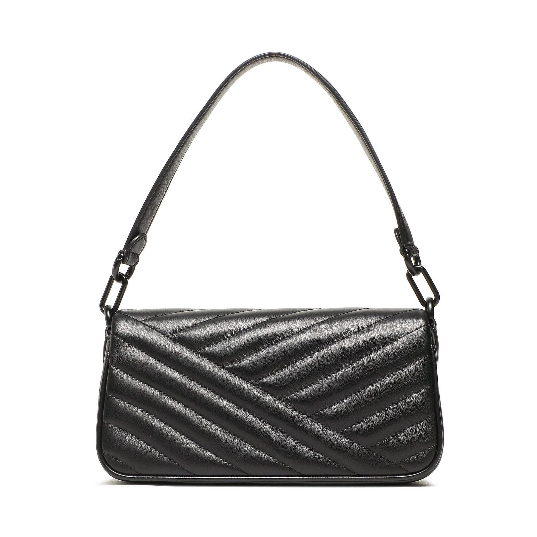 Tory Burch Дамска чанта Kira Chevron Powder 90457 Черен - Pepit.bg