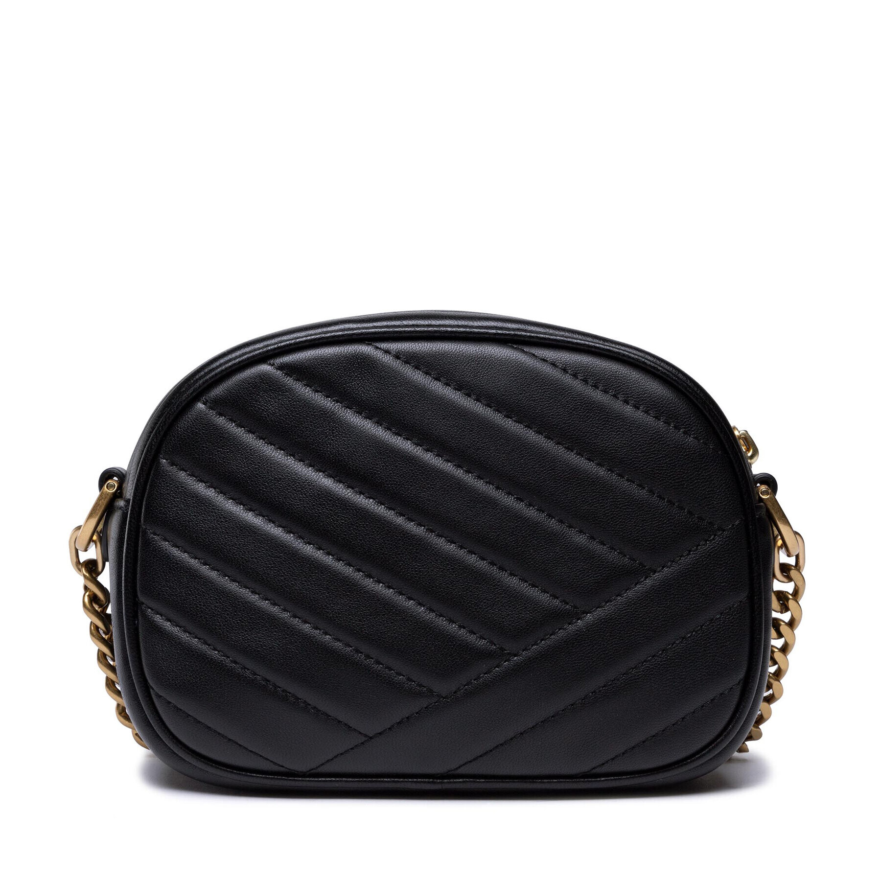 Tory Burch Дамска чанта Kira Chevron Small 90450 Черен - Pepit.bg