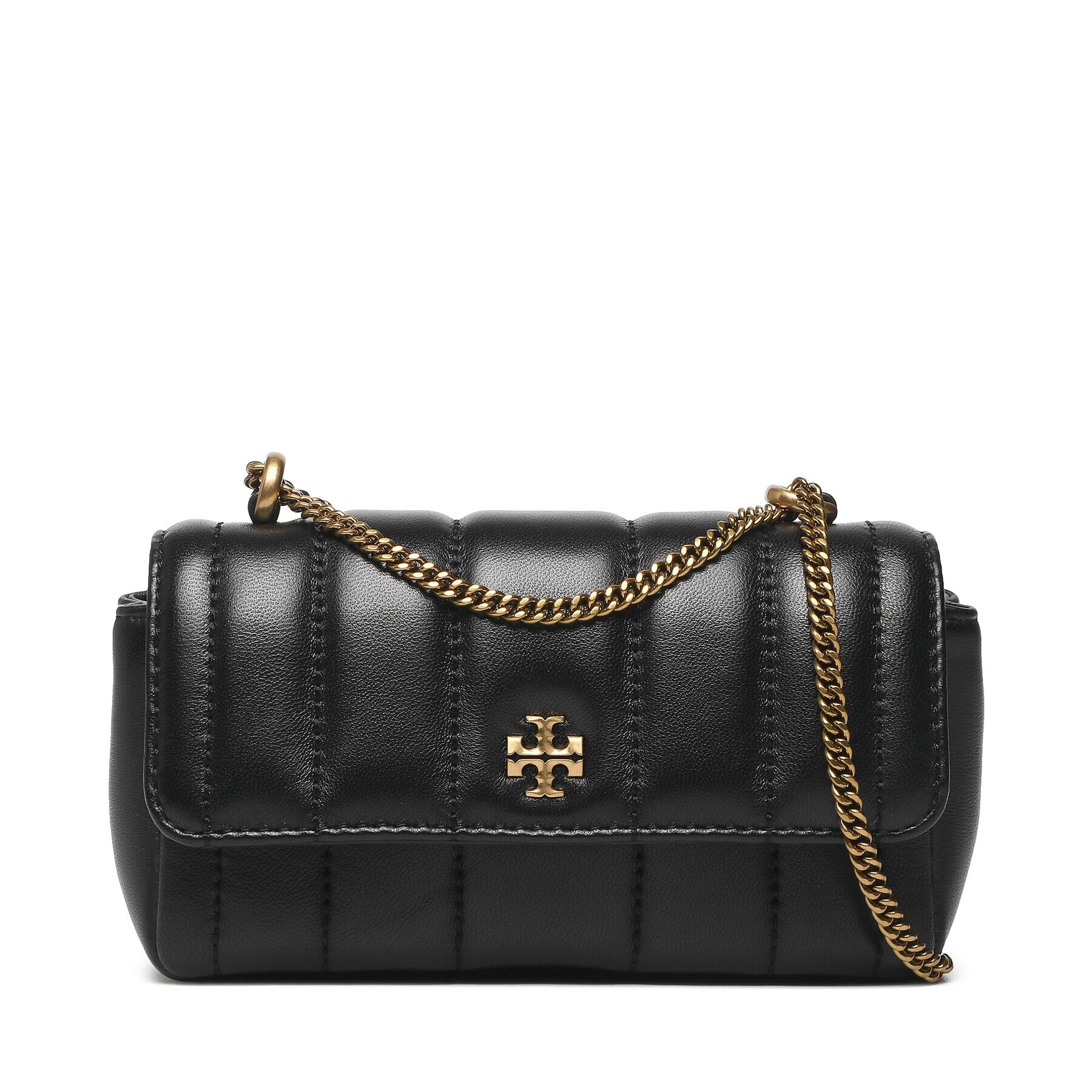 Tory Burch Дамска чанта Kira Mini Flap 142567 Черен - Pepit.bg