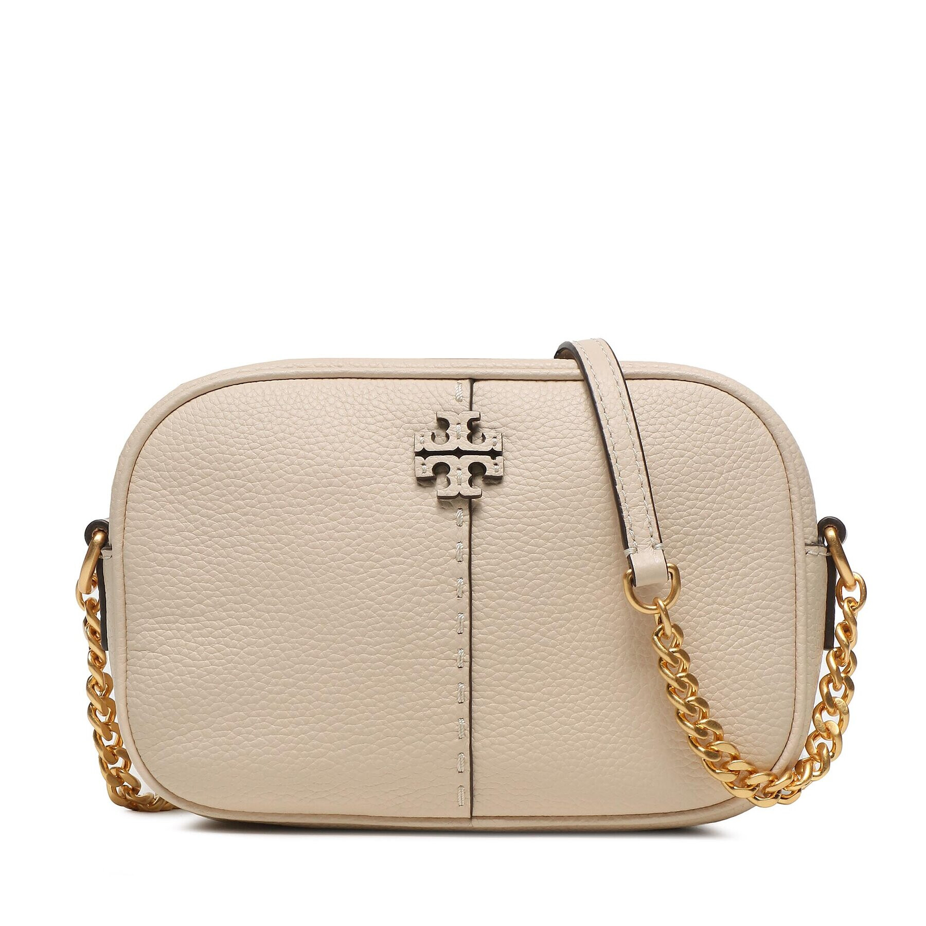 Tory Burch Дамска чанта Mcgraw Camera 147578 Екрю - Pepit.bg