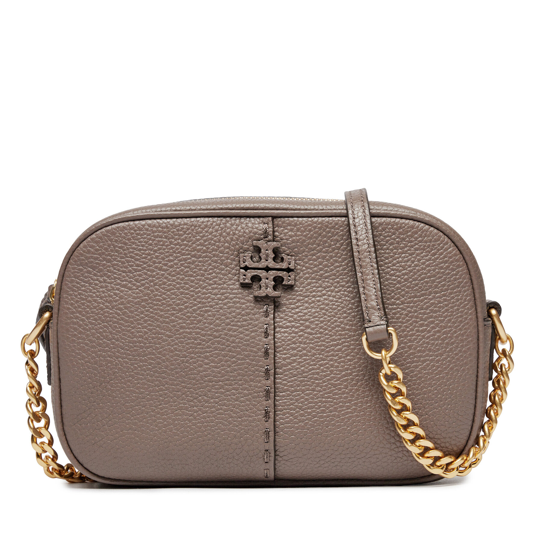 Tory Burch Дамска чанта Mcgraw Camera 147578 Сребрист - Pepit.bg