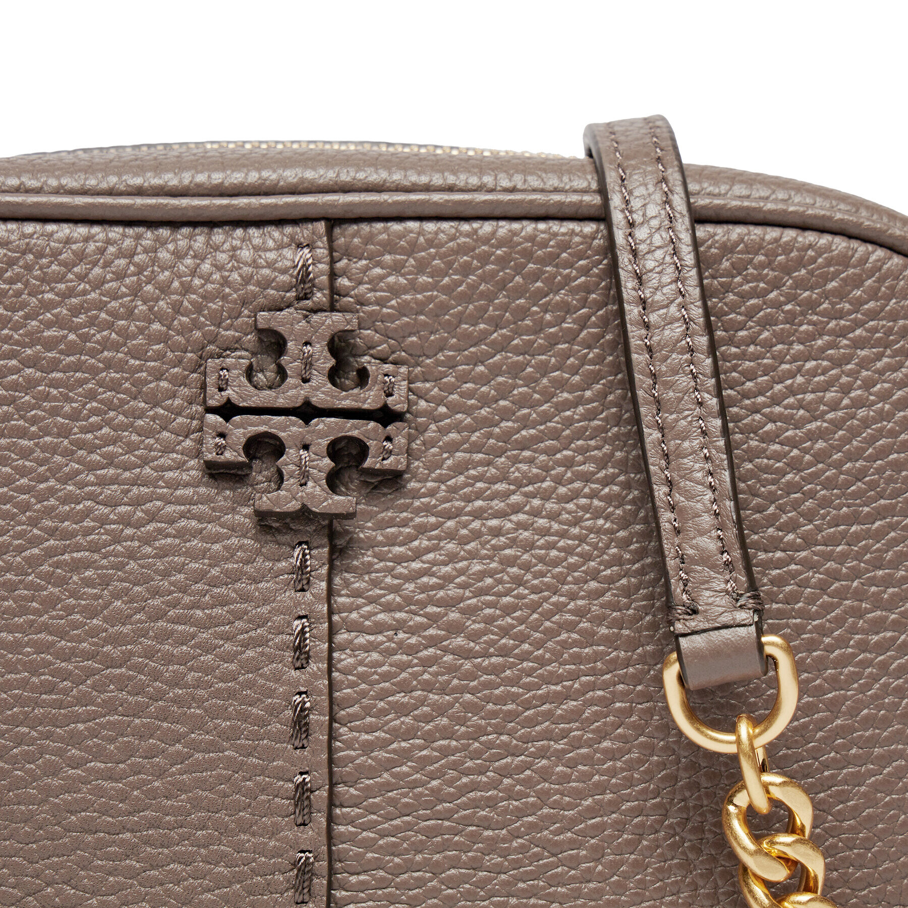 Tory Burch Дамска чанта Mcgraw Camera 147578 Сребрист - Pepit.bg