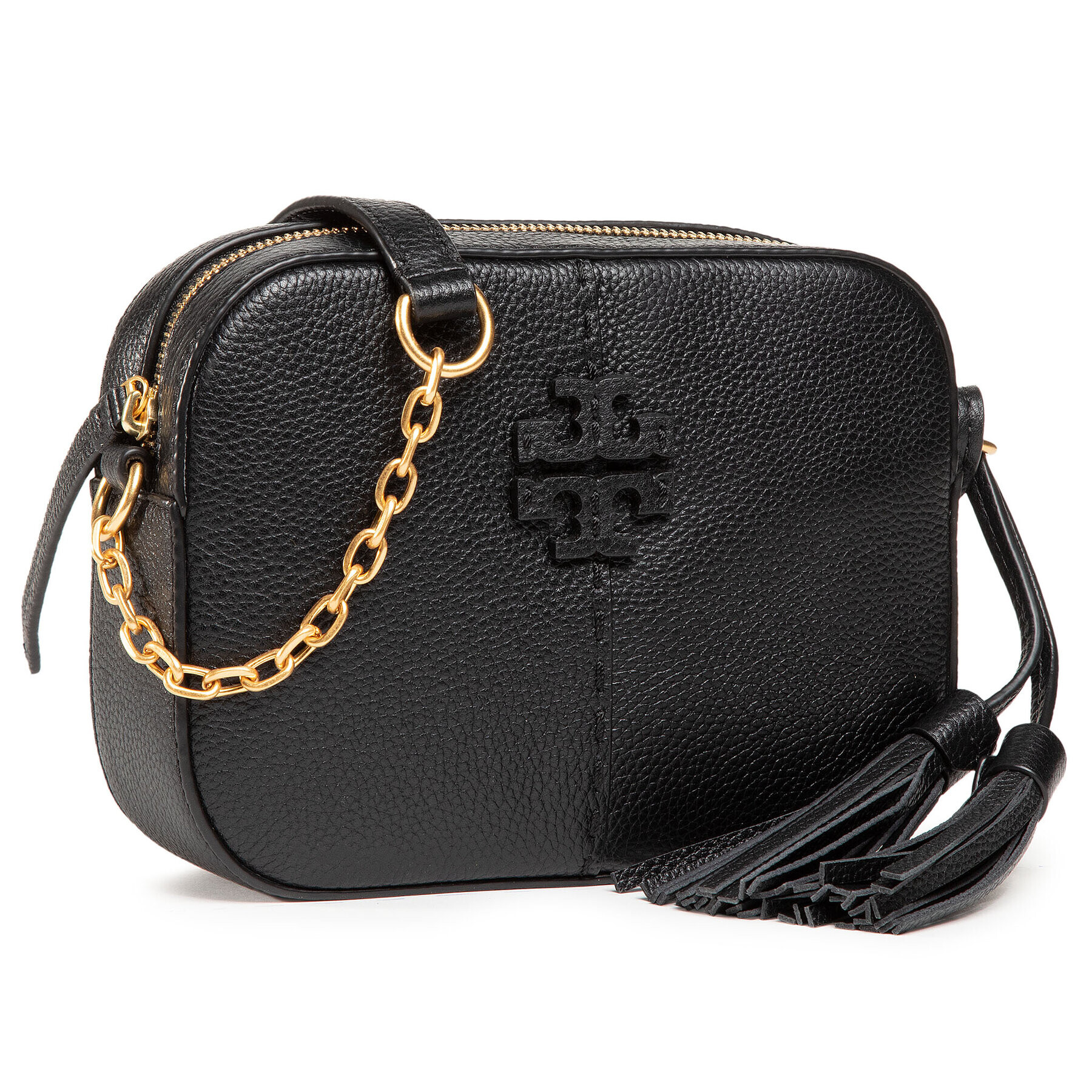 Tory Burch Дамска чанта Mcgraw Camera Bag 64447 Черен - Pepit.bg