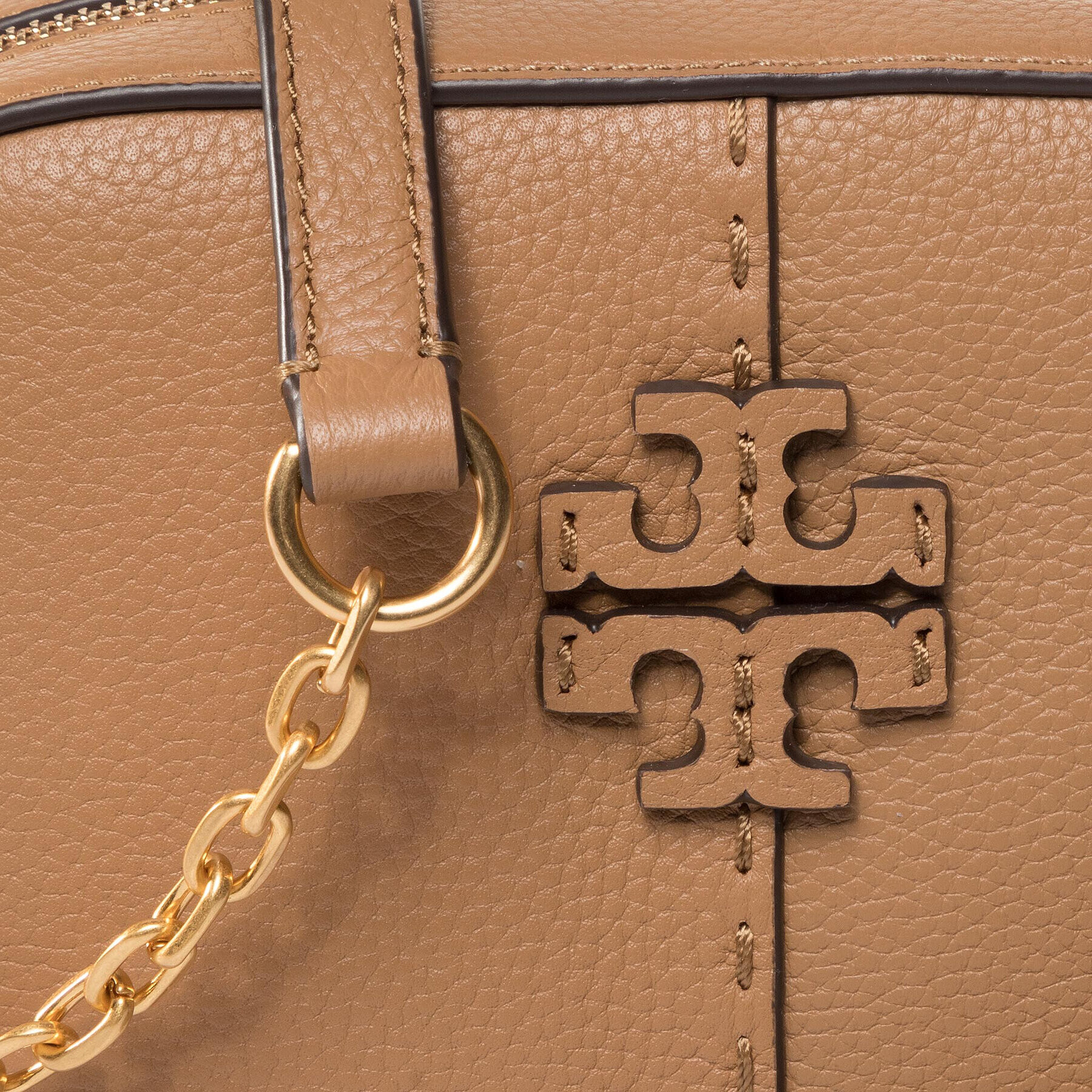 Tory Burch Дамска чанта Mcgraw Camera Bag 64447 Кафяв - Pepit.bg