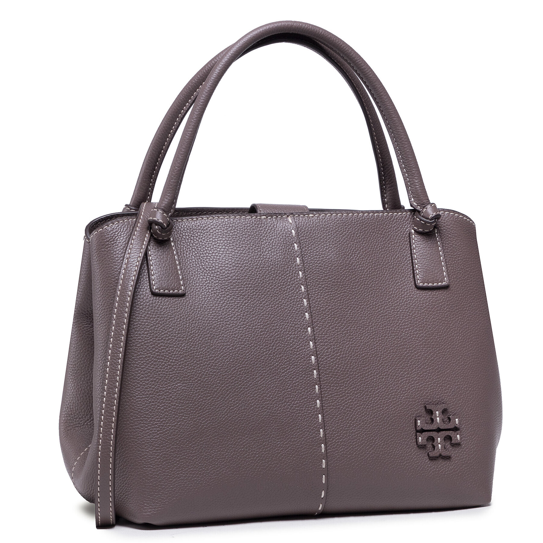 Tory Burch Дамска чанта Mcgraw Satchel 82222 Кафяв - Pepit.bg