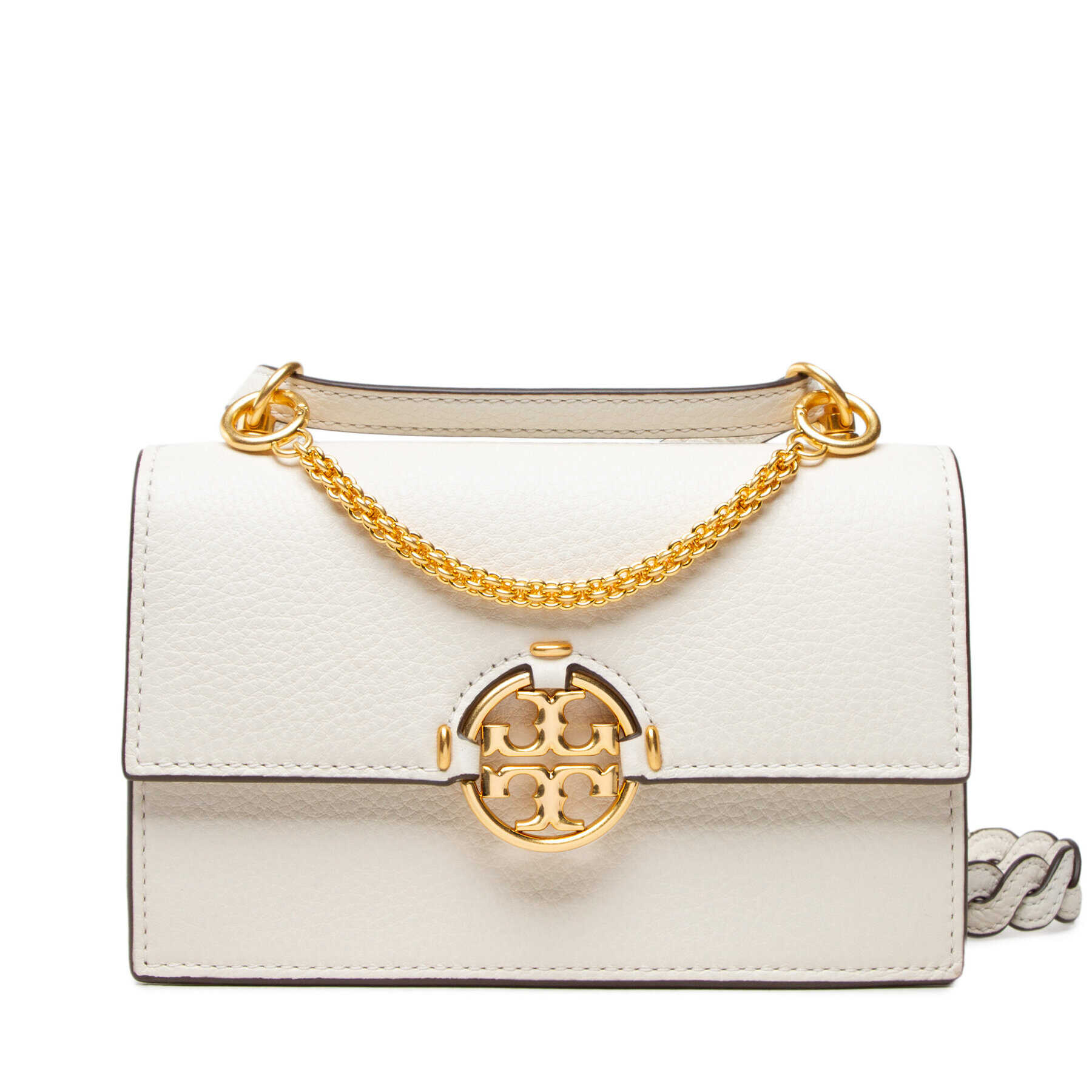 Tory Burch Дамска чанта Miller Mini Bag 82693 Бял - Pepit.bg