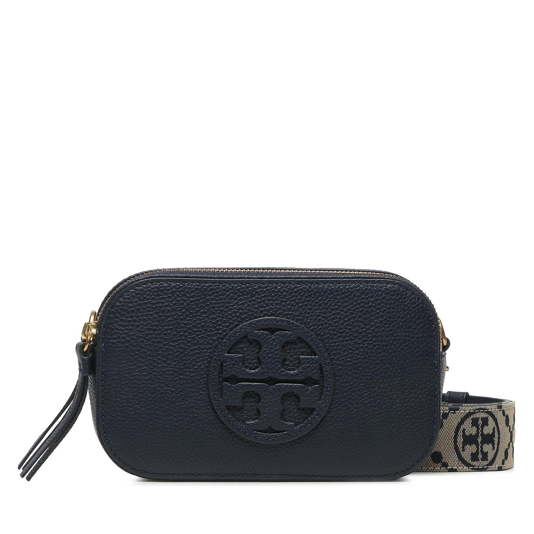 Tory Burch Дамска чанта Miller Mini Crossbody Bag 150153 Тъмносин - Pepit.bg