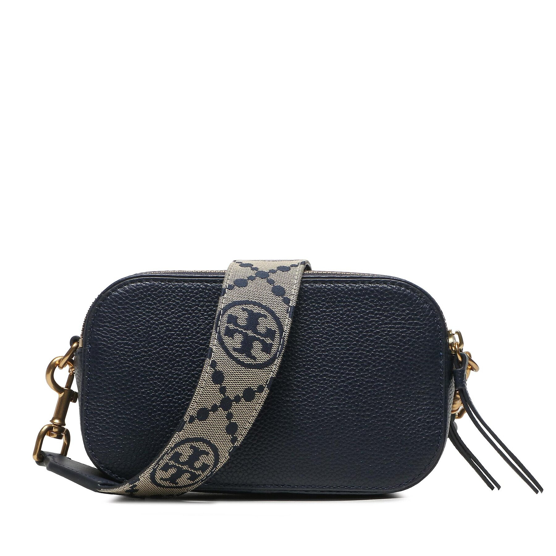 Tory Burch Дамска чанта Miller Mini Crossbody Bag 150153 Тъмносин - Pepit.bg