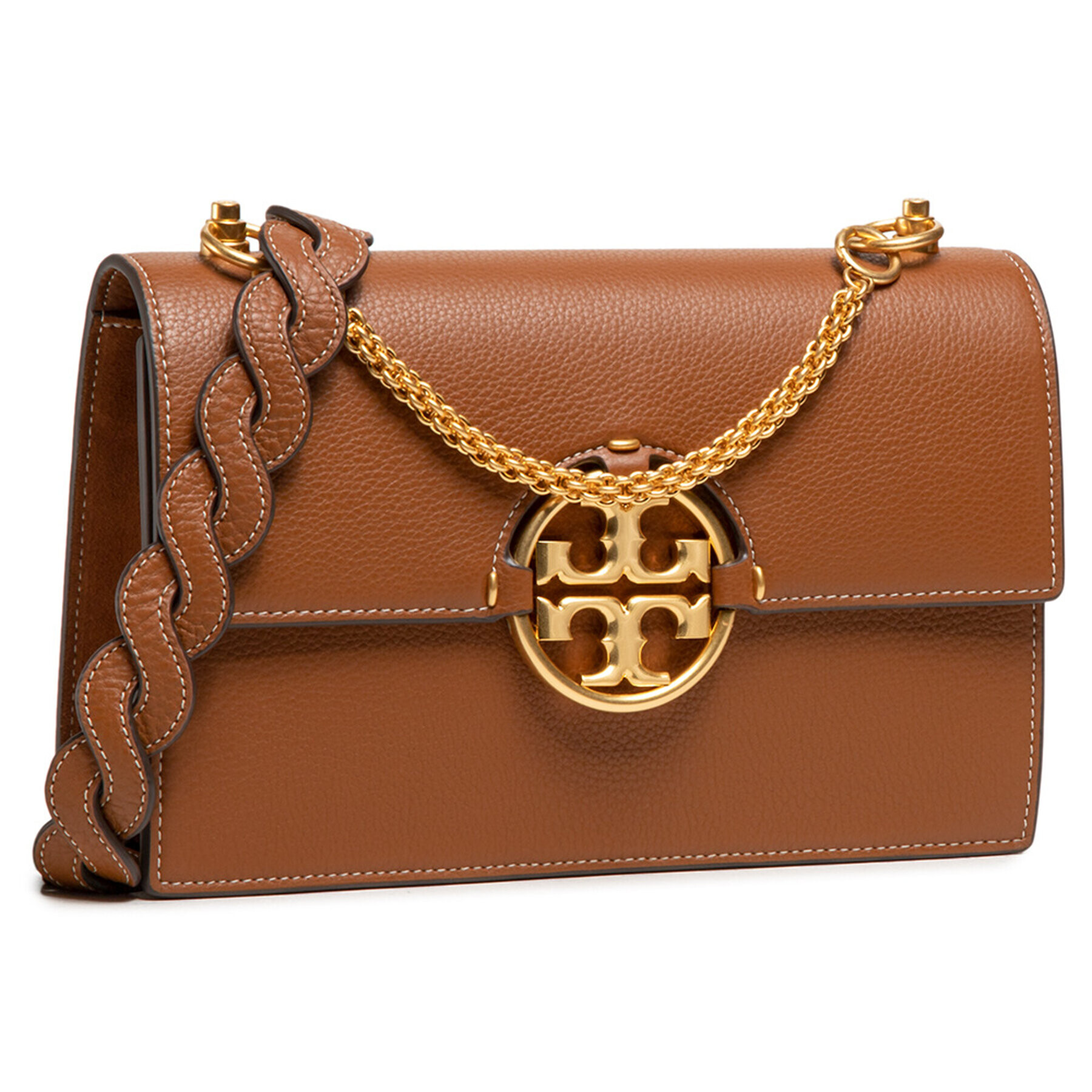 Tory Burch Дамска чанта Miller Shoulder Bag 81688 Кафяв - Pepit.bg