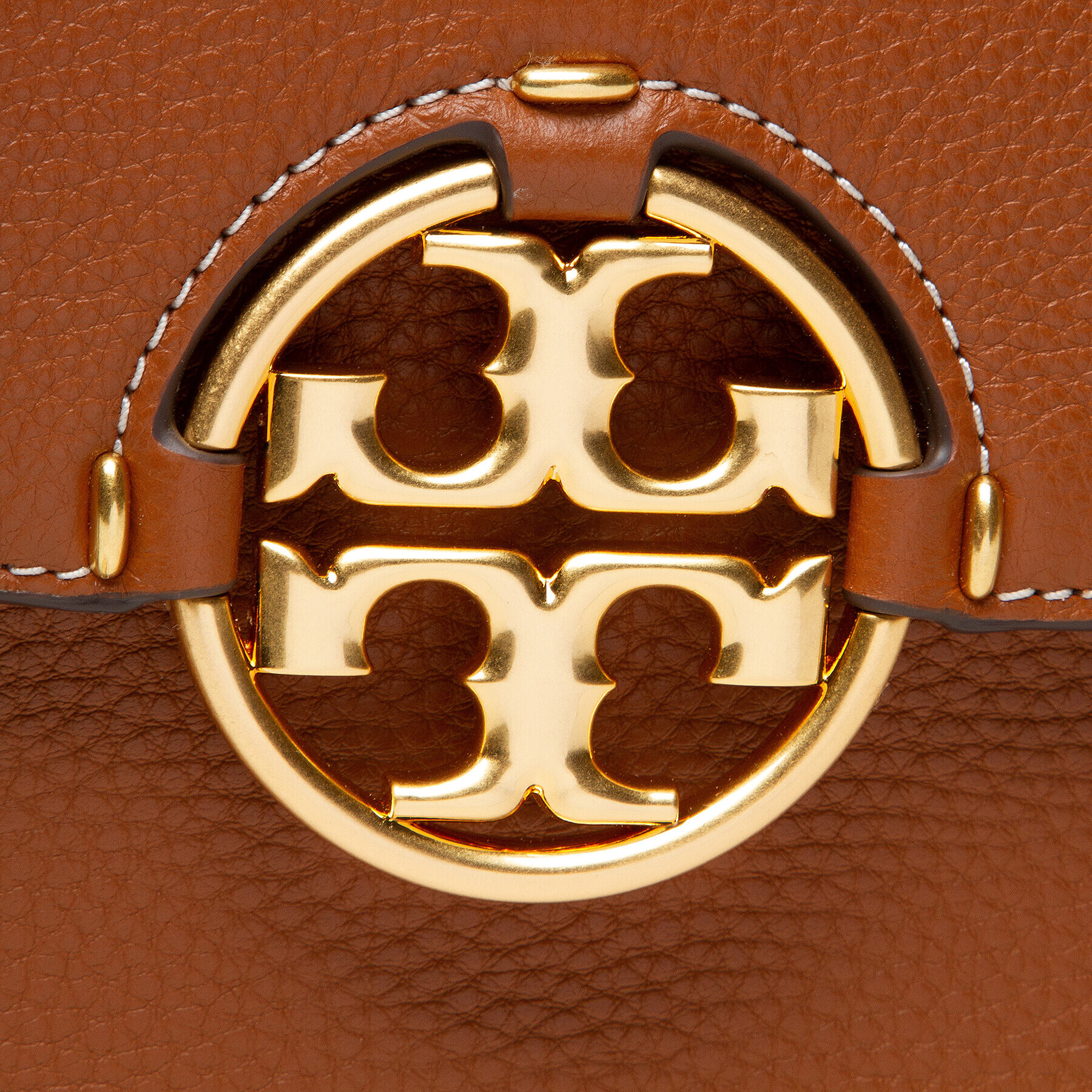 Tory Burch Дамска чанта Miller Small Flap 88208 Кафяв - Pepit.bg