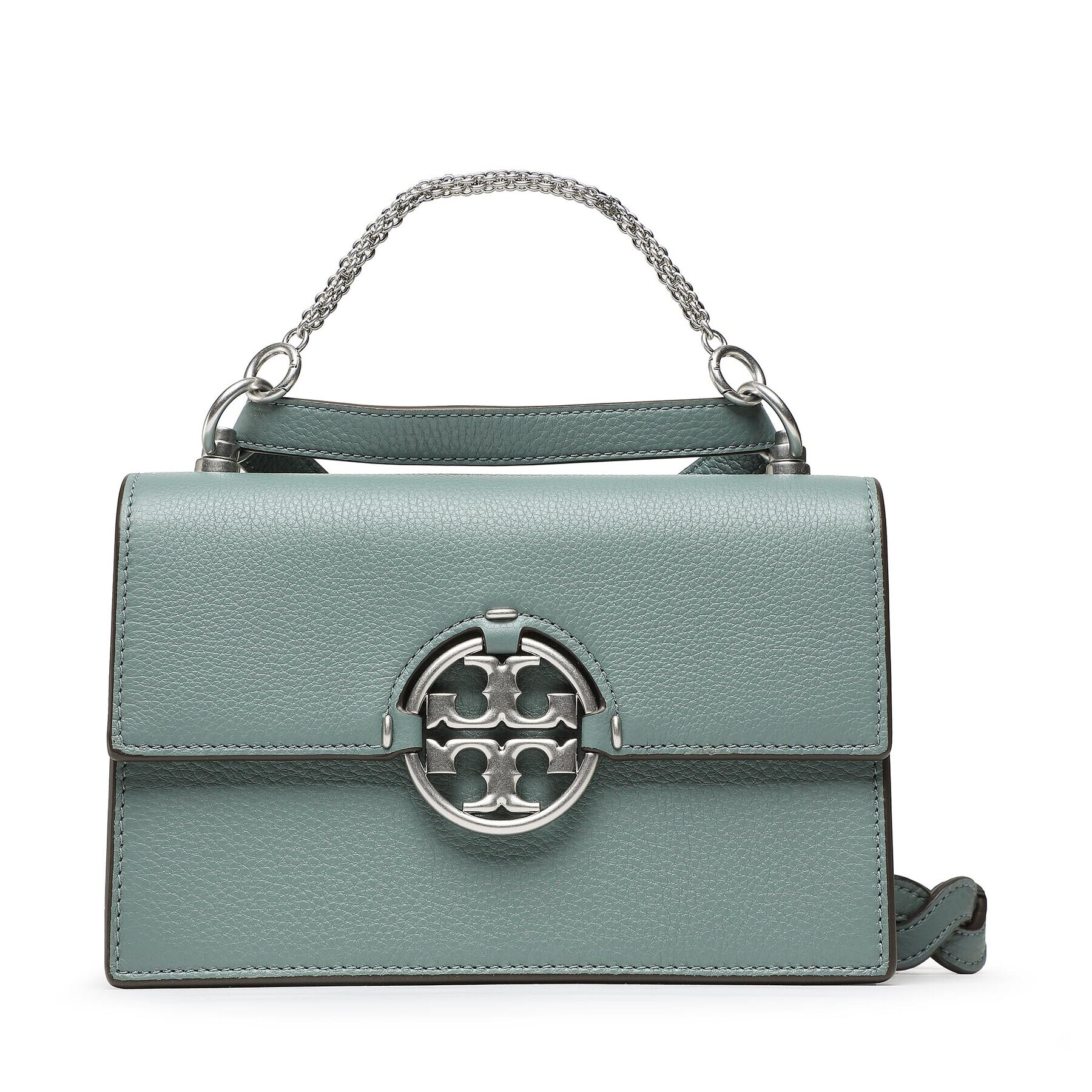 Tory Burch Дамска чанта Miller Small Flap Shoulder Bag 88208 Син - Pepit.bg