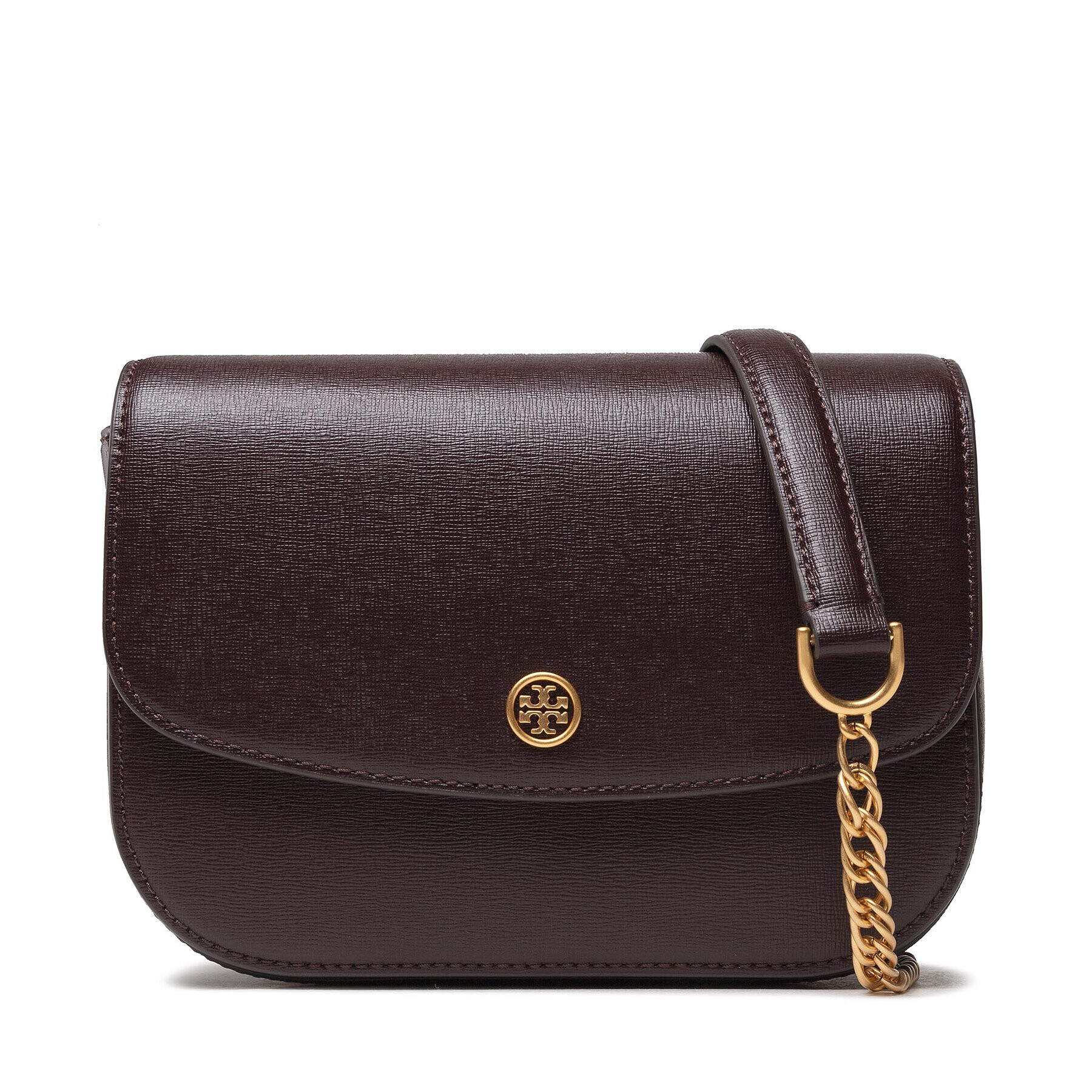 Tory Burch Дамска чанта Robinson Convertible Shoulder Bag 83077 Кафяв - Pepit.bg