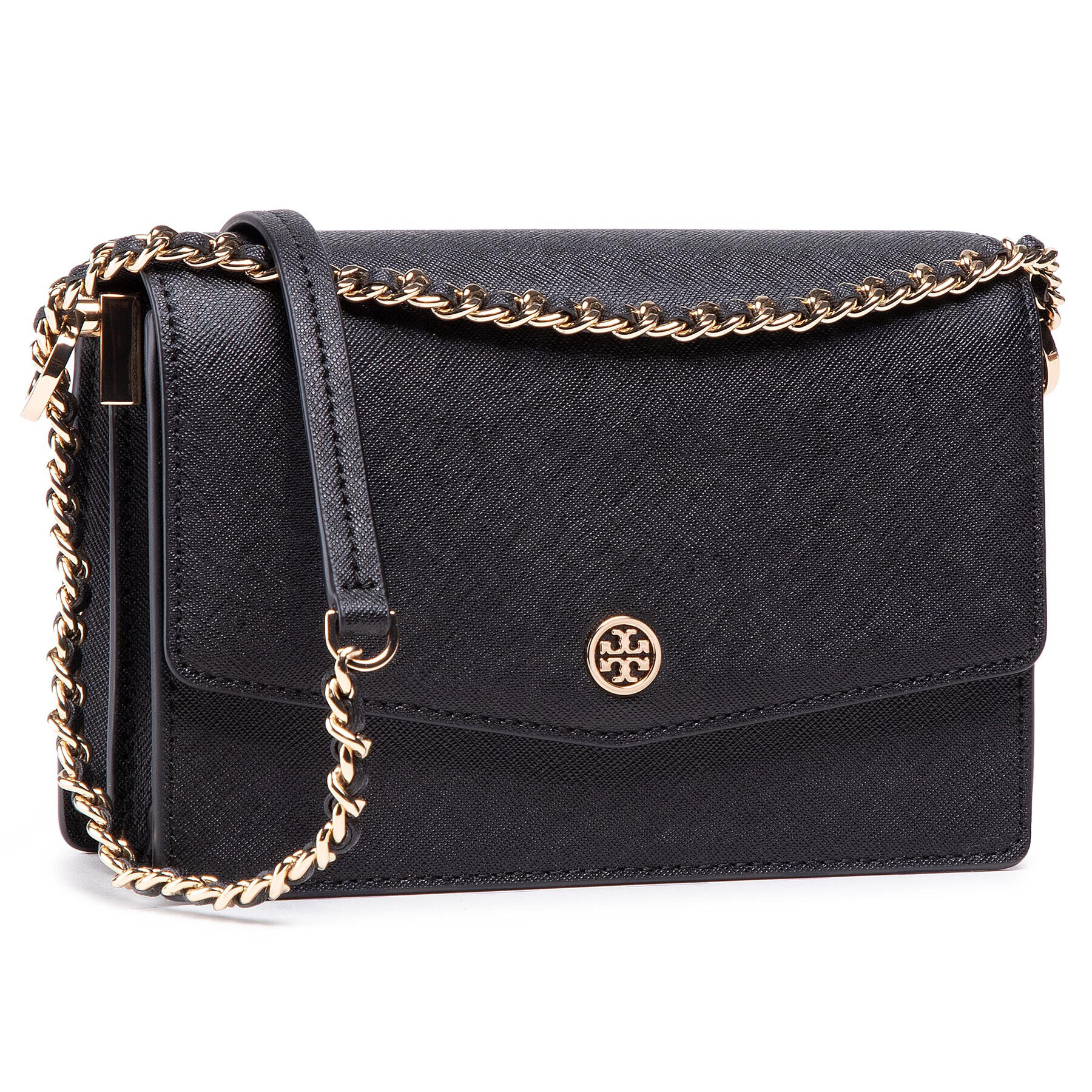 Tory Burch Дамска чанта Robinson Mini Shoulder Bag 54281 Черен - Pepit.bg